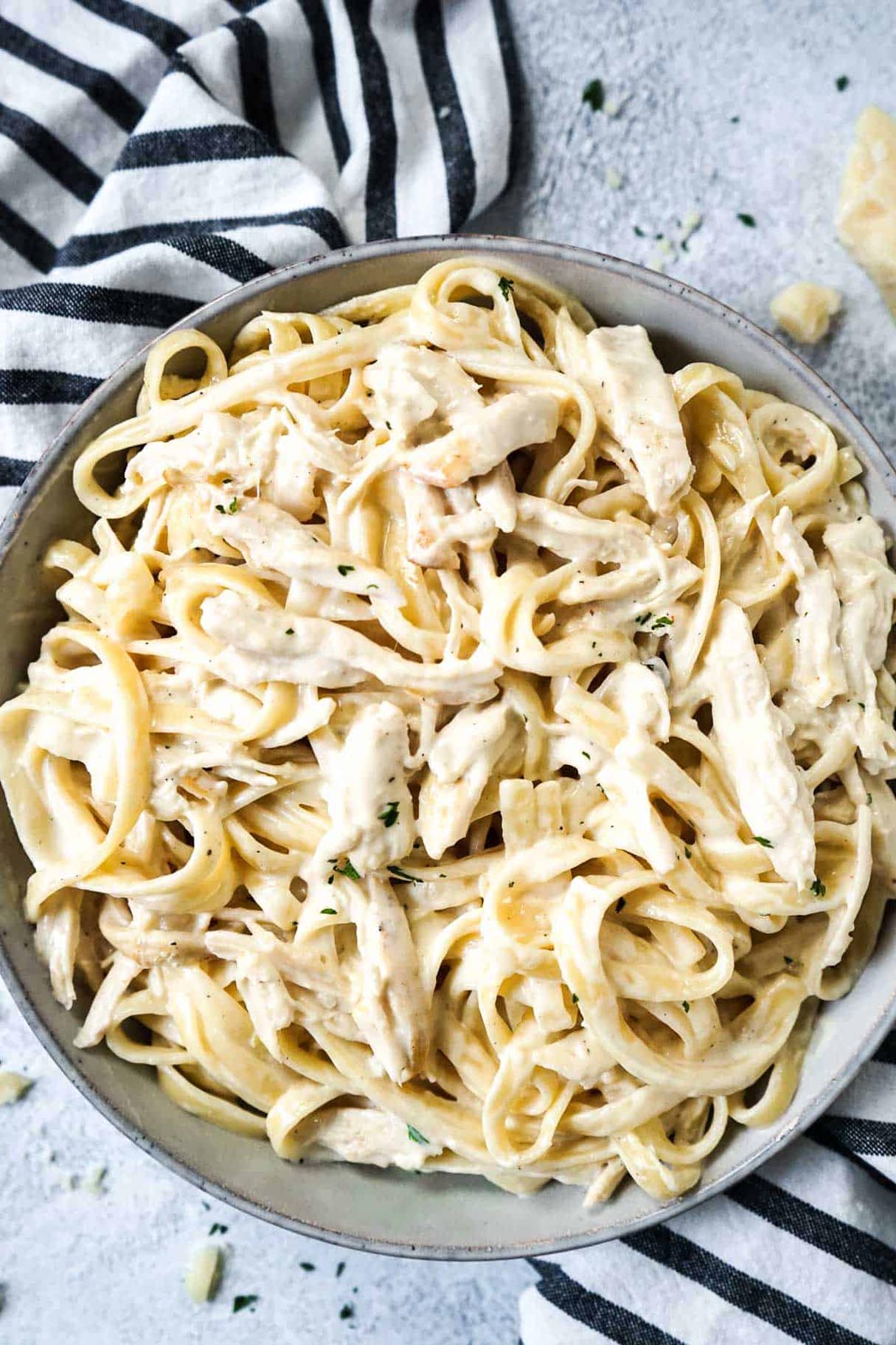 Creamy Garlic Parmesan Chicken Pasta