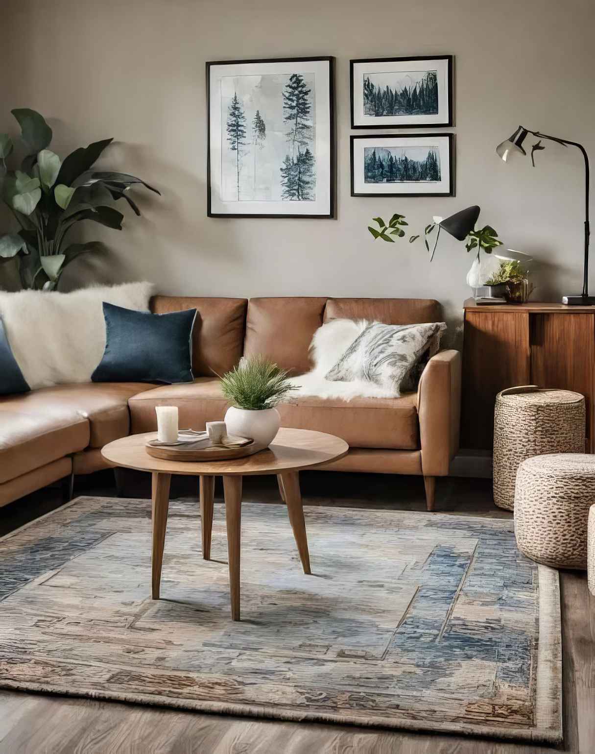 Creative Use of Rugs to Define Areas