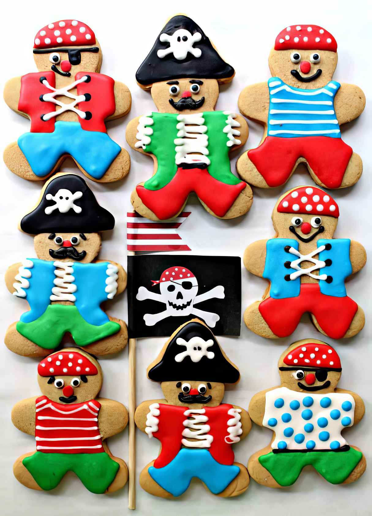 Gingerbread Pirate Cookies