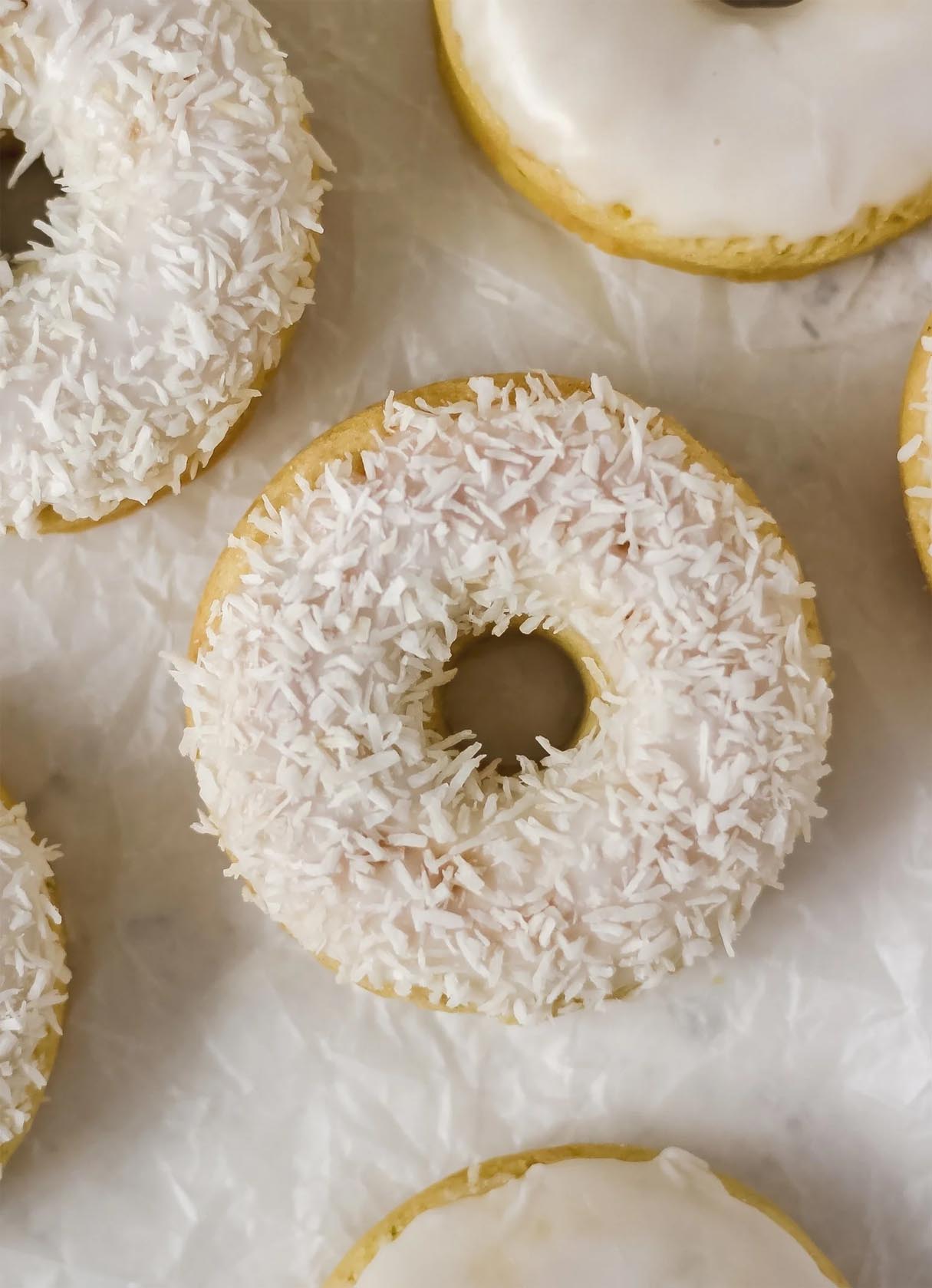 Key Lime Coconut Donuts
