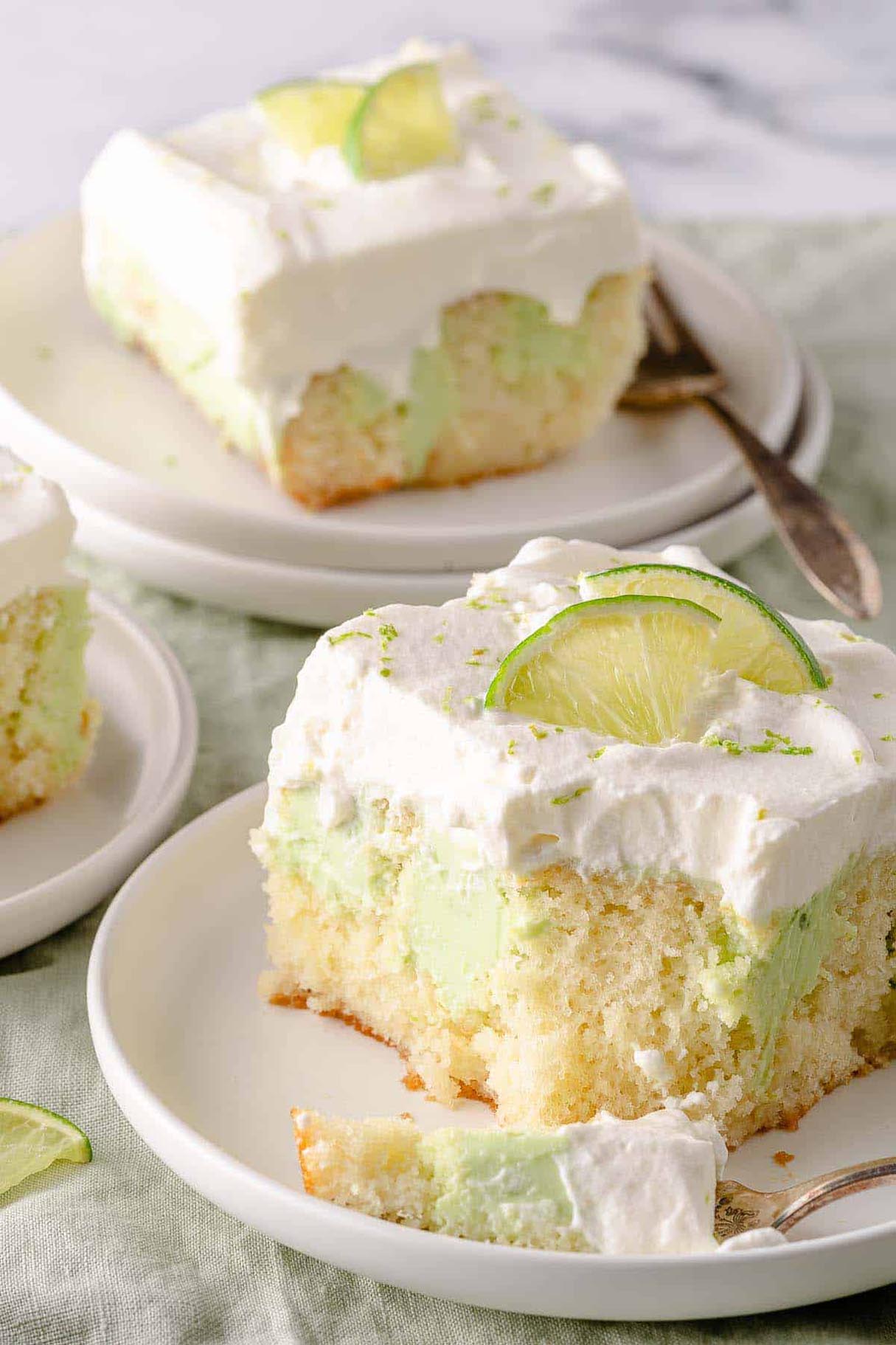 Key Lime Poke Cake