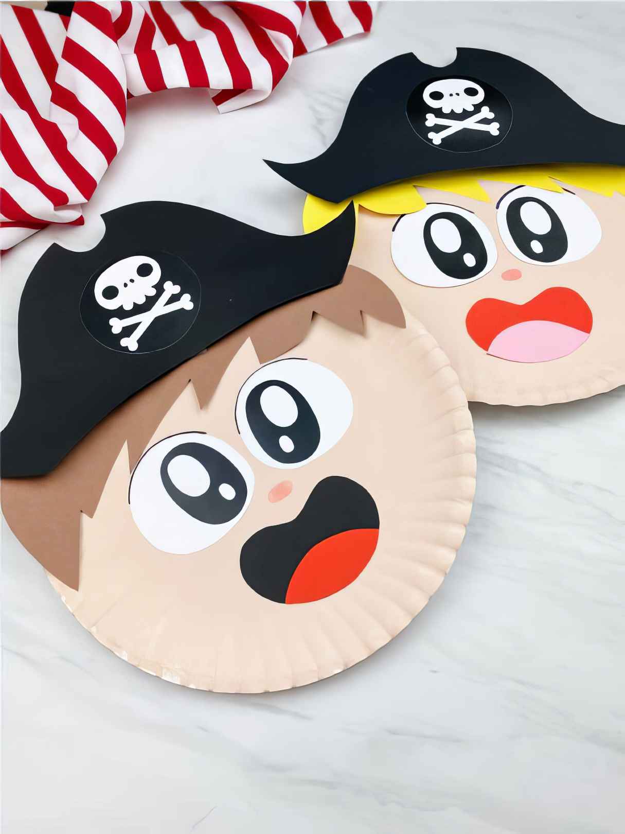 Paper Plate Pirate Craft For Kids
