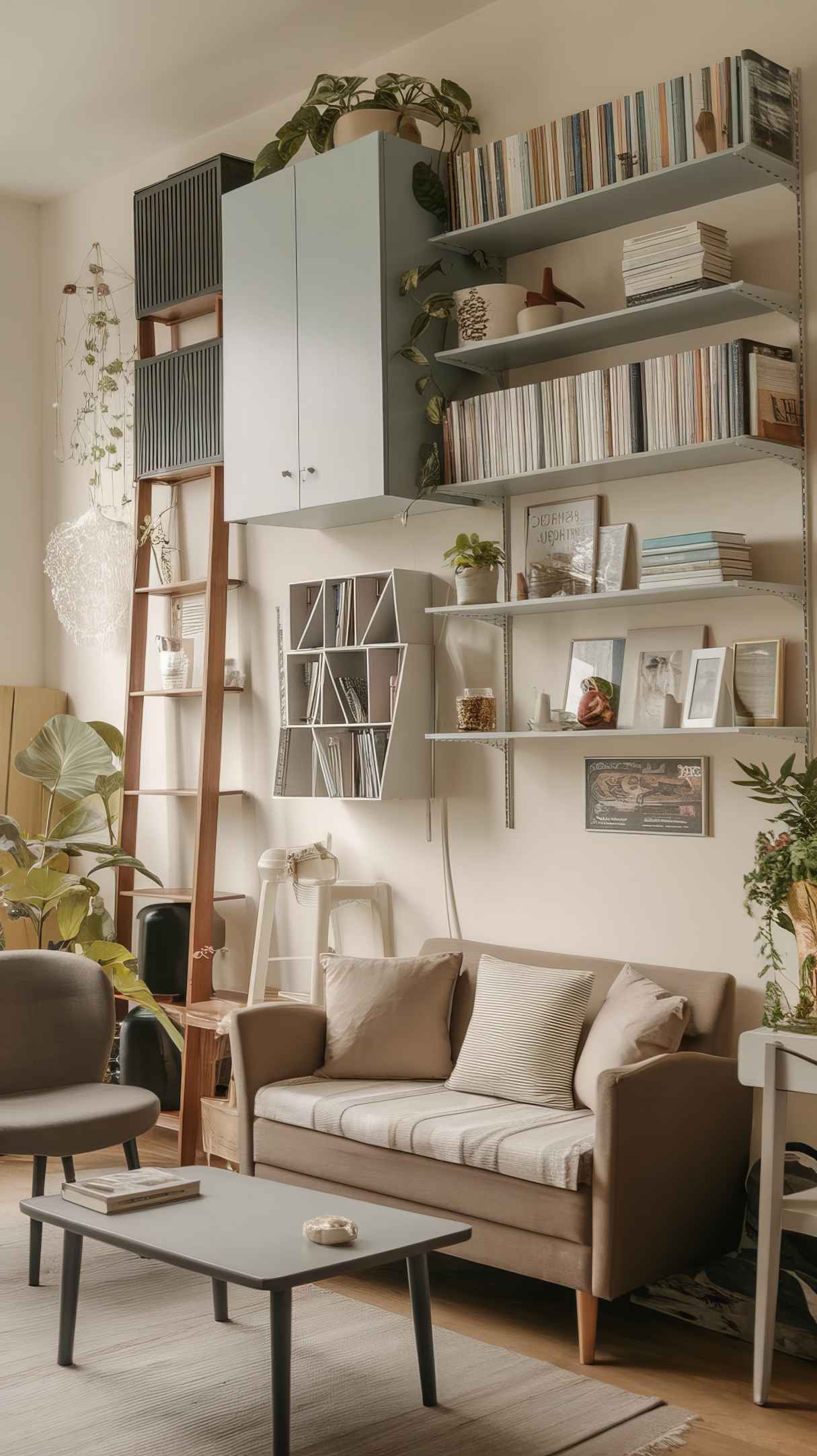 Vertical Wall Storage Ideas