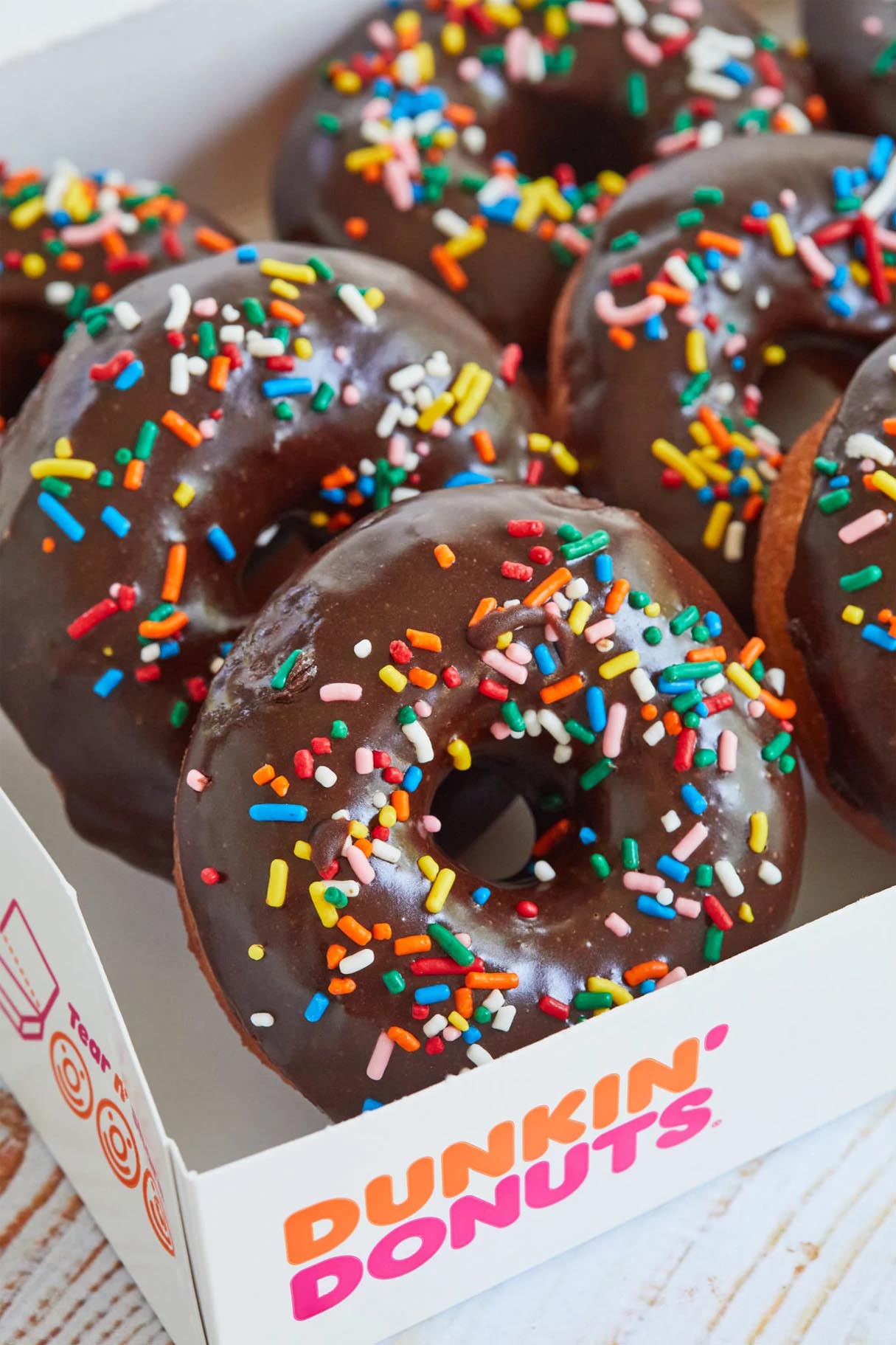 Dunkin Donuts Chocolate Glazed Donuts