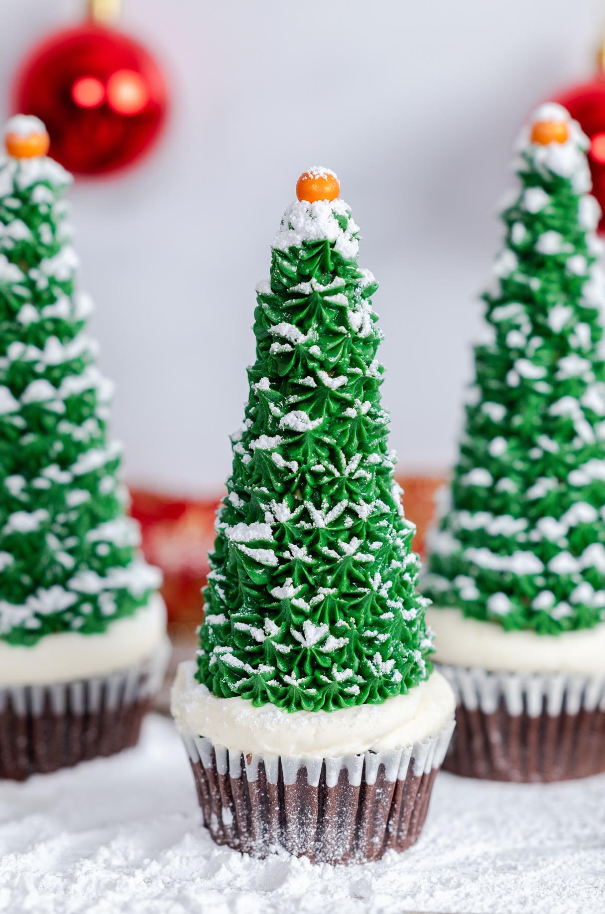 Christmas Tree Cupcakes