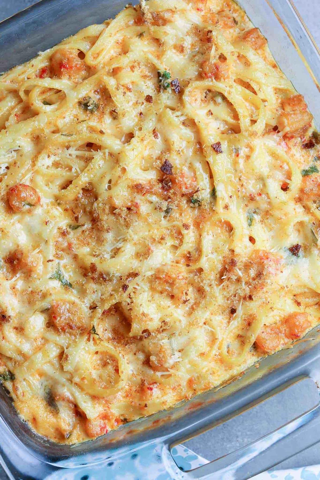 Creamy, Cheesy Crawfish Fettuccine with Spicy Jalapeno Pepper