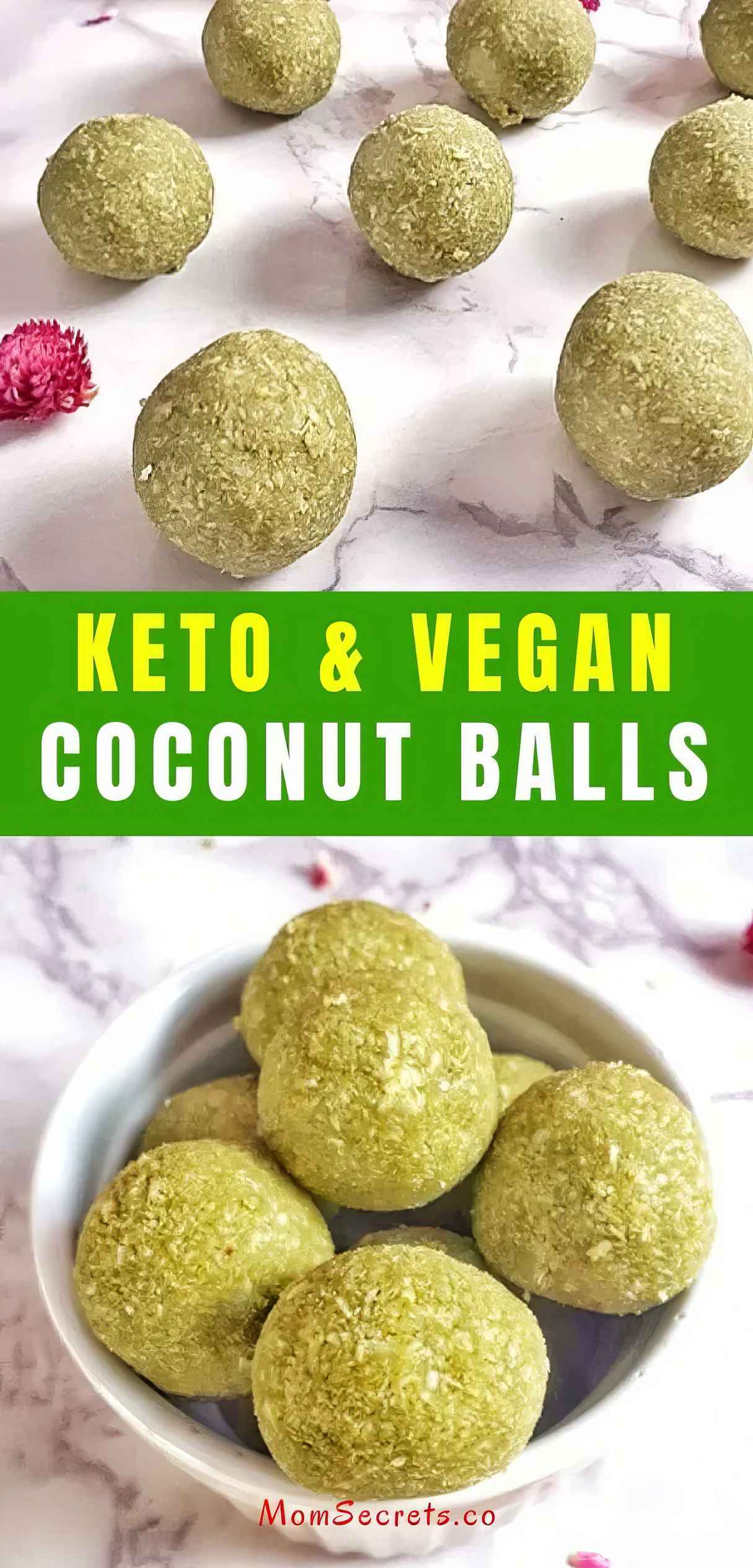 Healthy Coconut Matcha Energy Balls