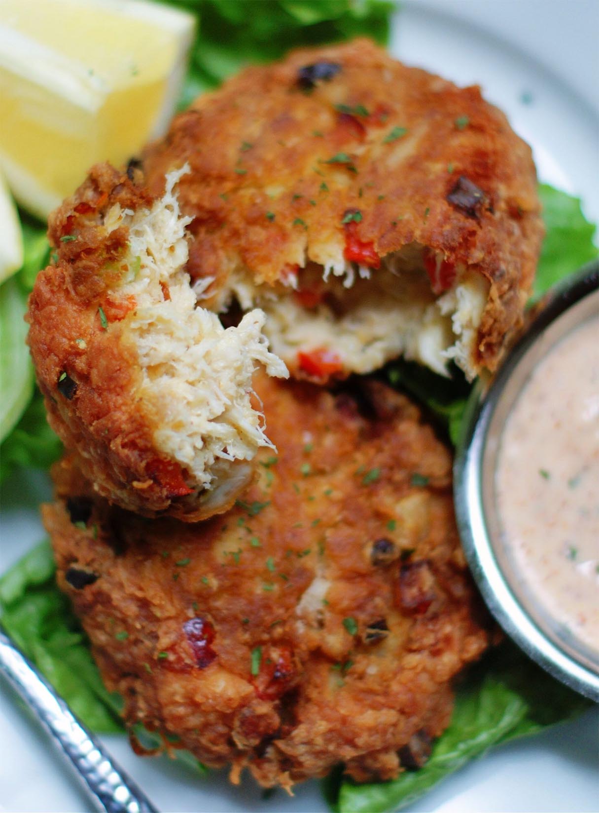 Louisiana Deviled Crab Cakes
