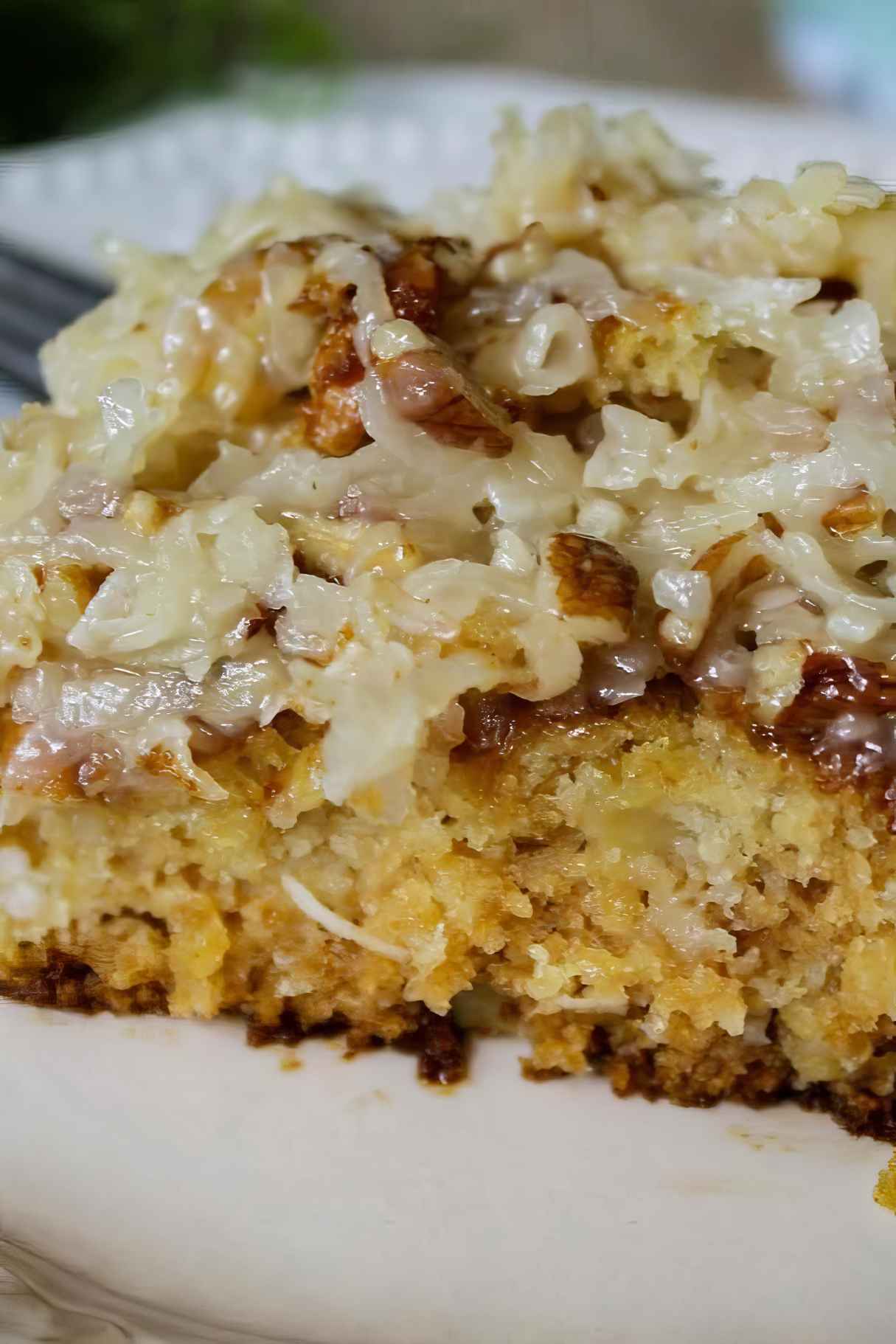 Pineapple and Coconut Cajun Cake