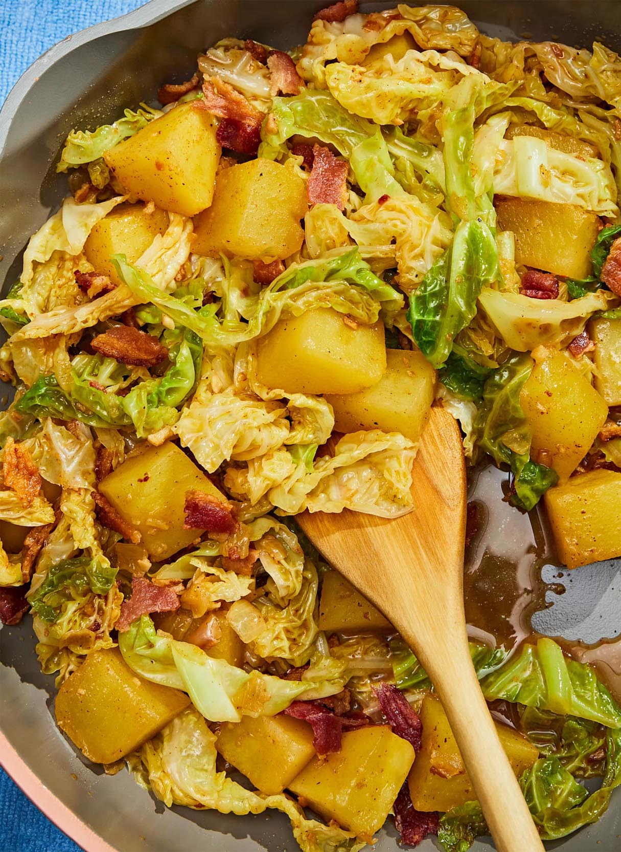 Smothered Cabbage and Potatoes