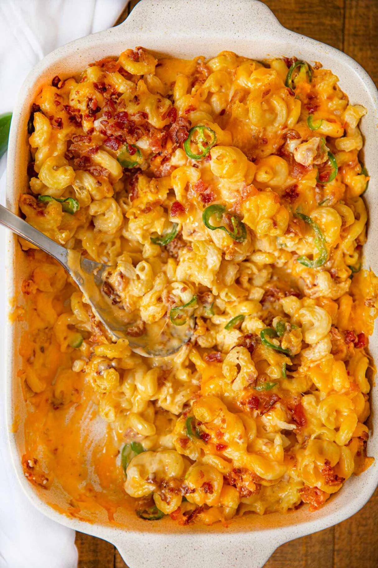Baked Jalapeño Popper Mac and Cheese