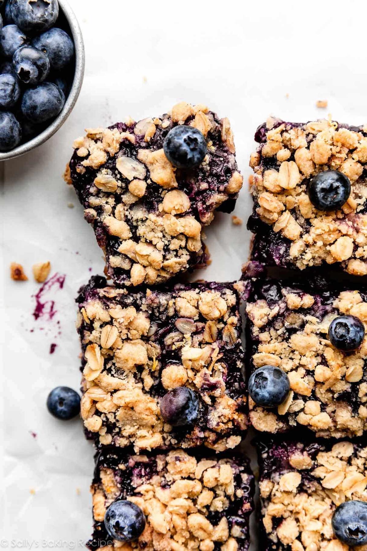 Blueberry Pie Bars - Memorial Day Dessert