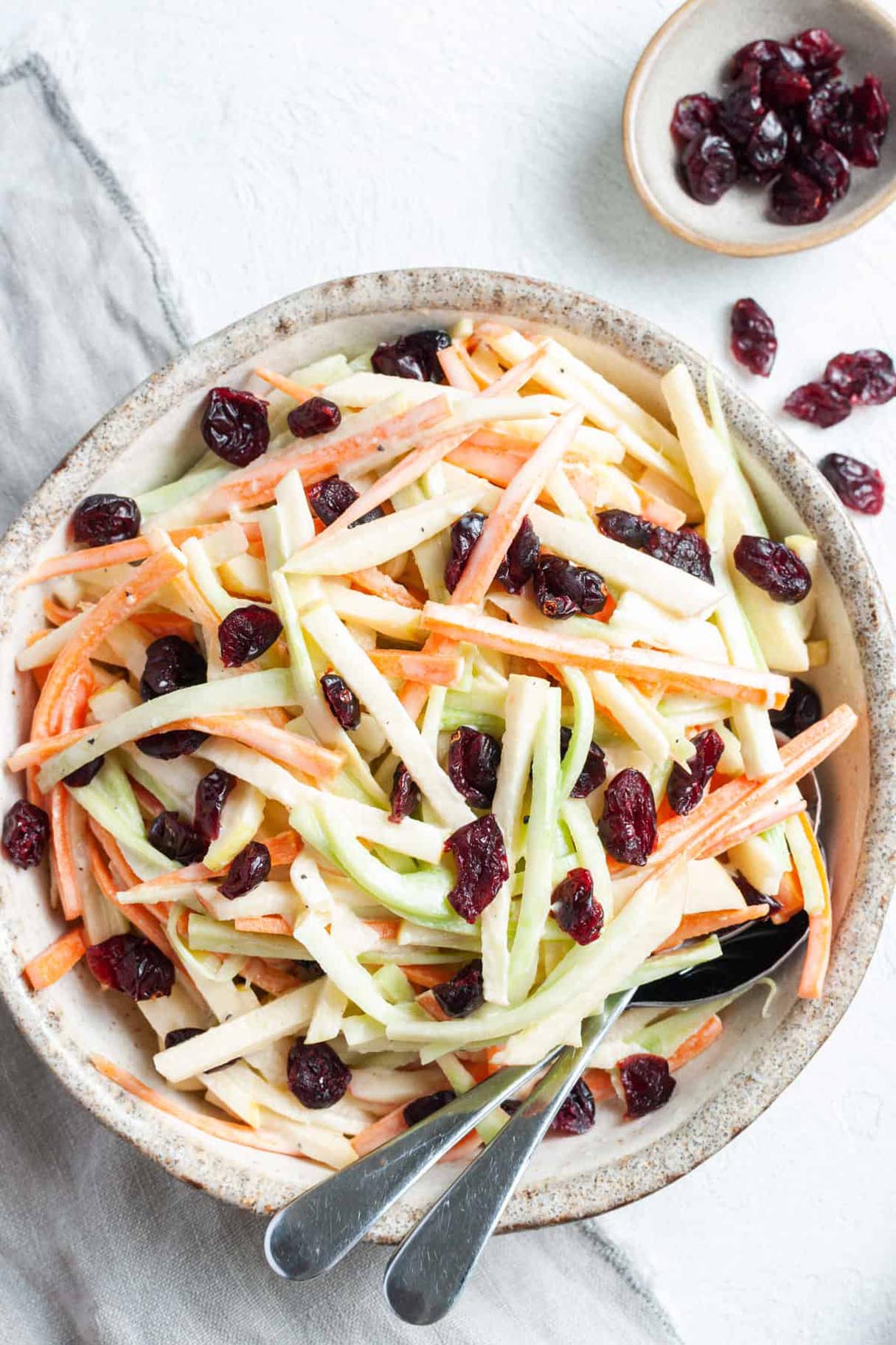 Broccoli Stem and Carrot Slaw