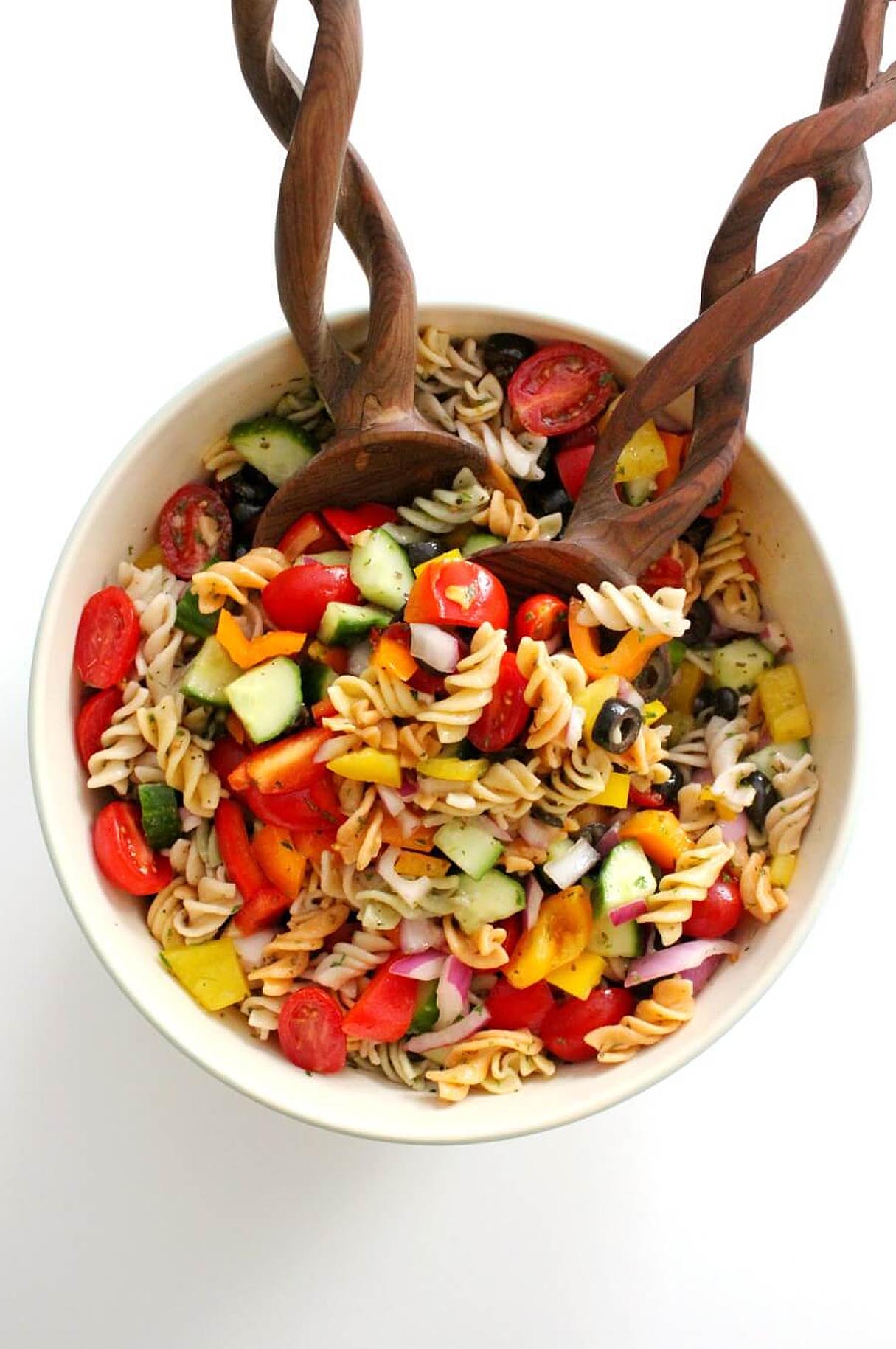Cold Italian Pasta Salad (Gluten-Free, Vegan, Allergy-Free)
