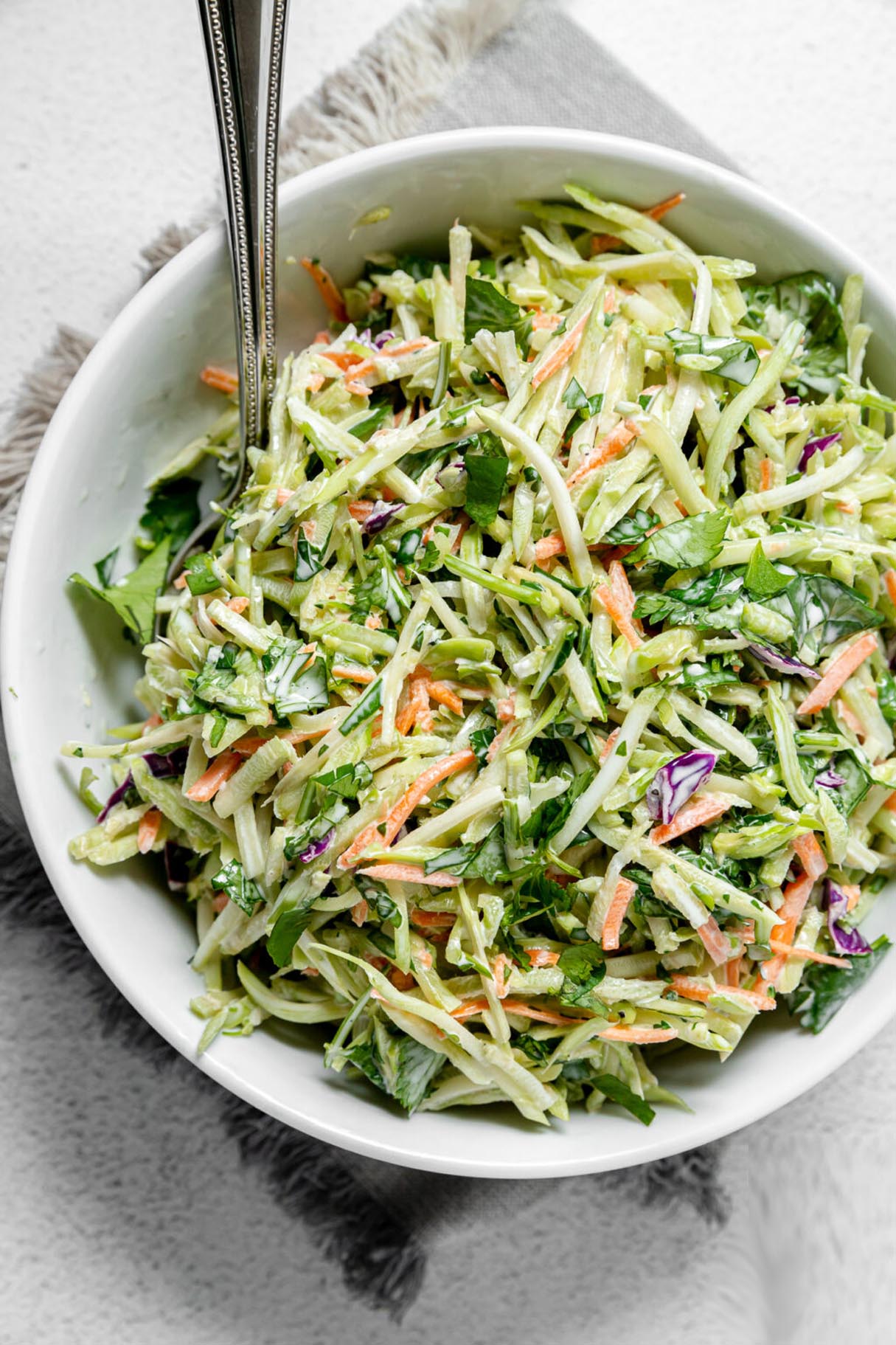 Creamy Cilantro Lime Coleslaw Recipe