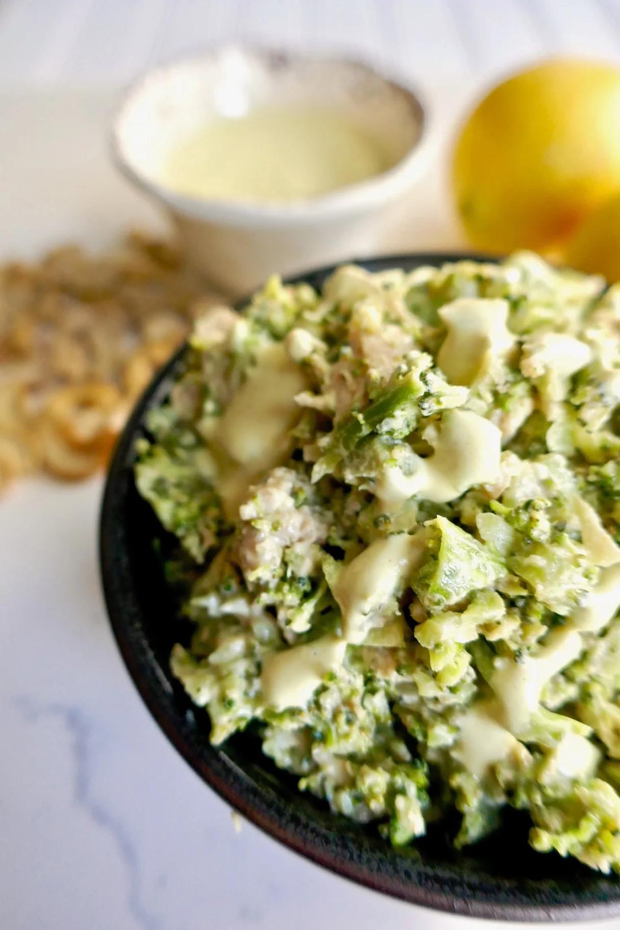 Curry Chicken Broccoli Slaw {Paleo, Dairy Free, Gluten Free}