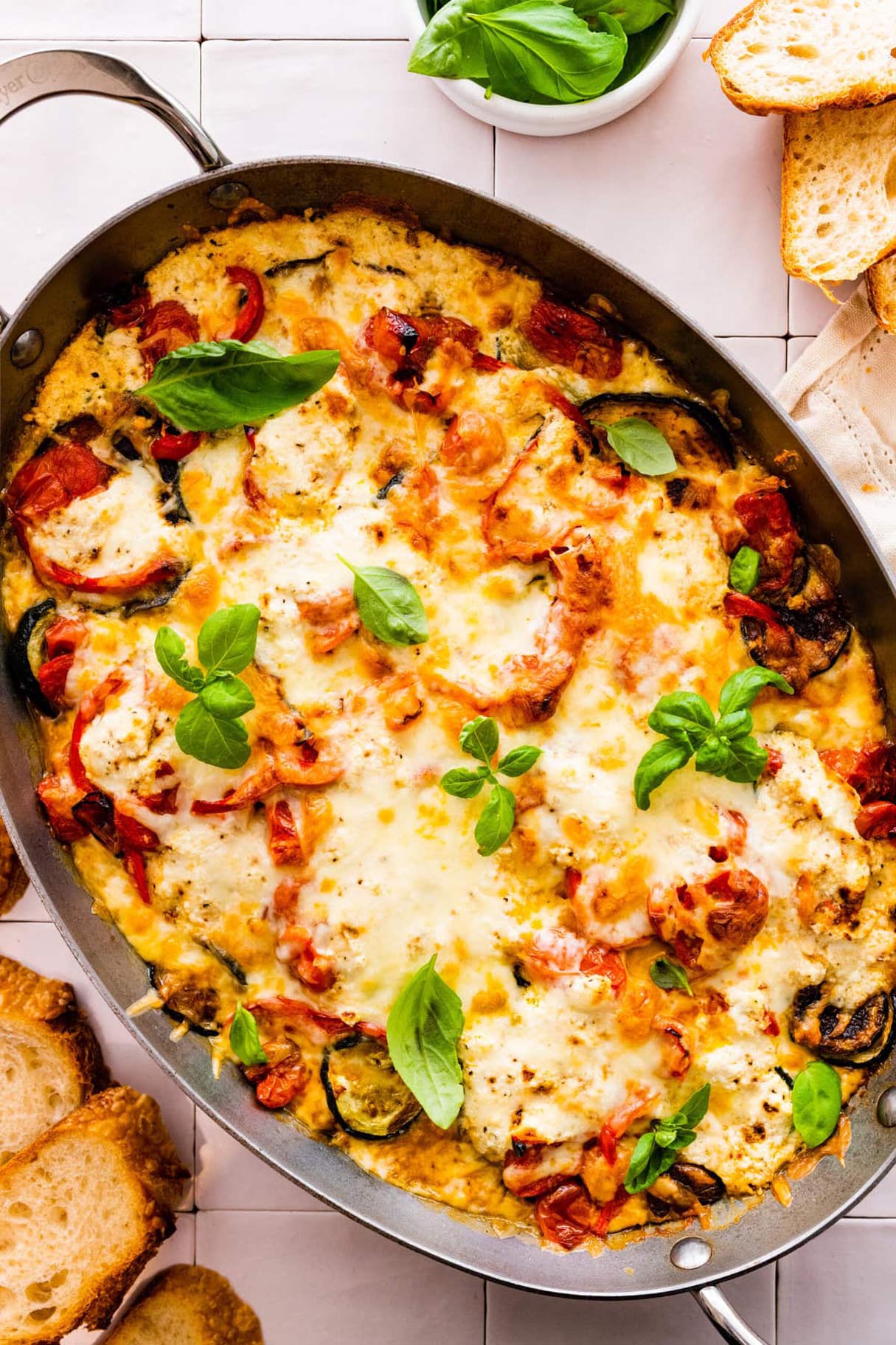 Delicious Summer Eggplant and Zucchini Casserole