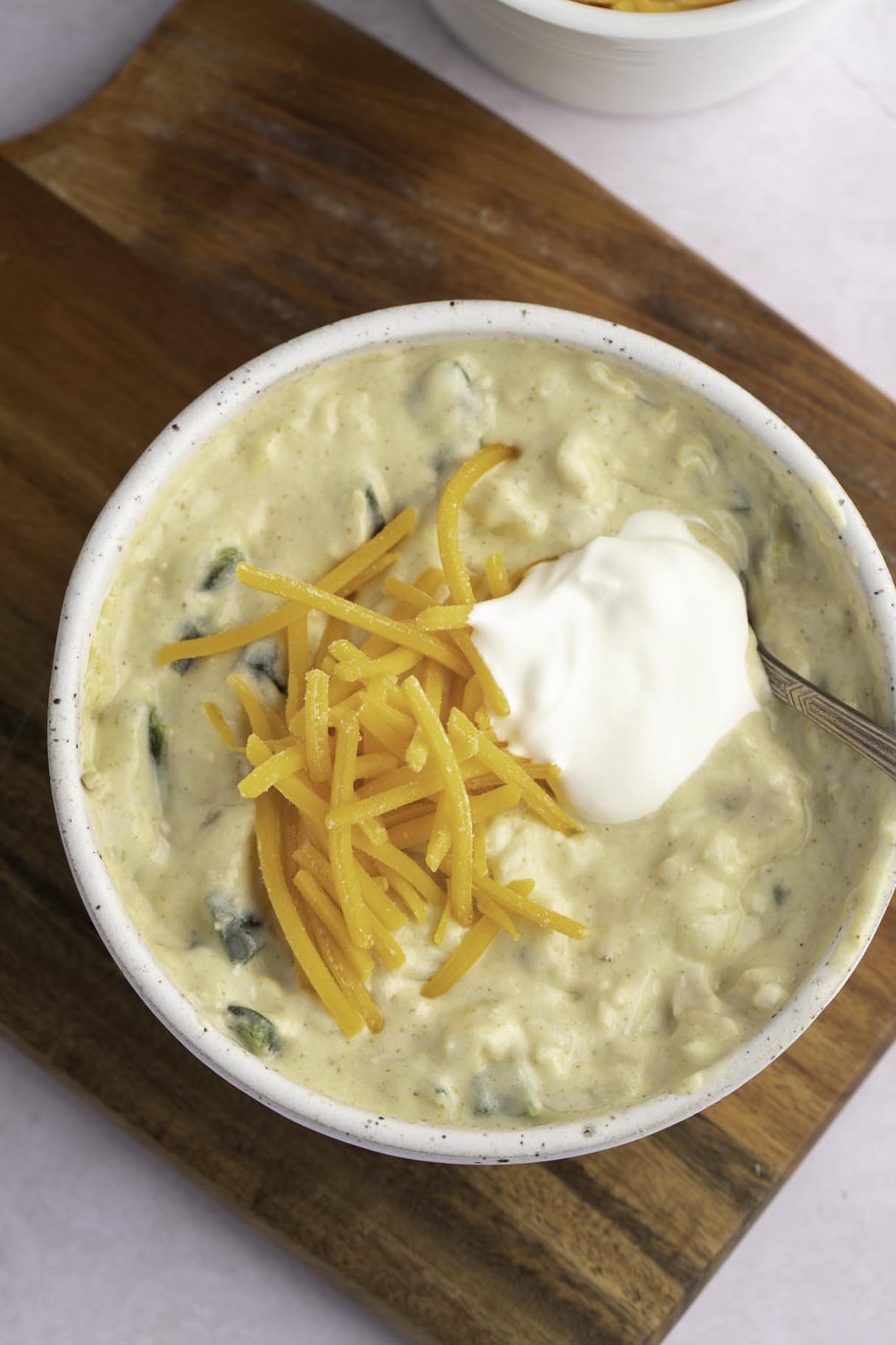 Green Chili Creamy Chicken Soup Recipe