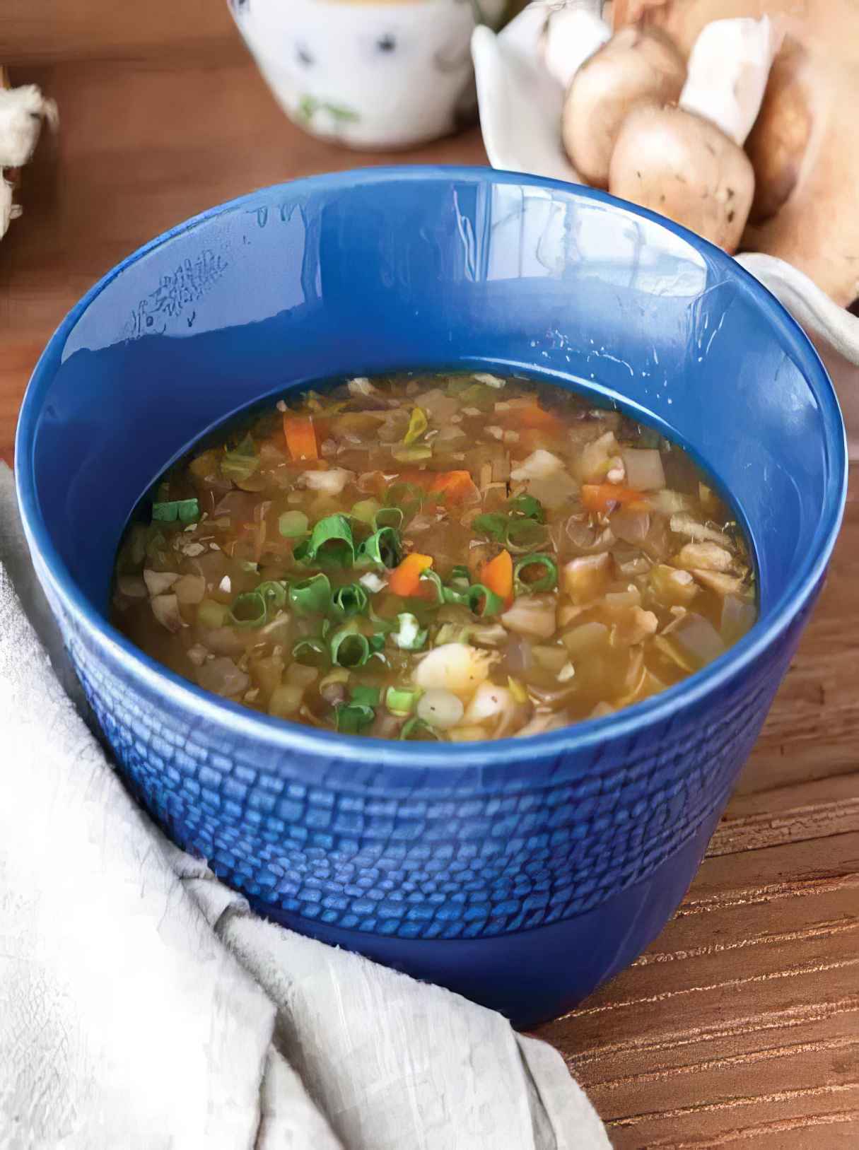 Heart-healthy Asian Mushroom Soup