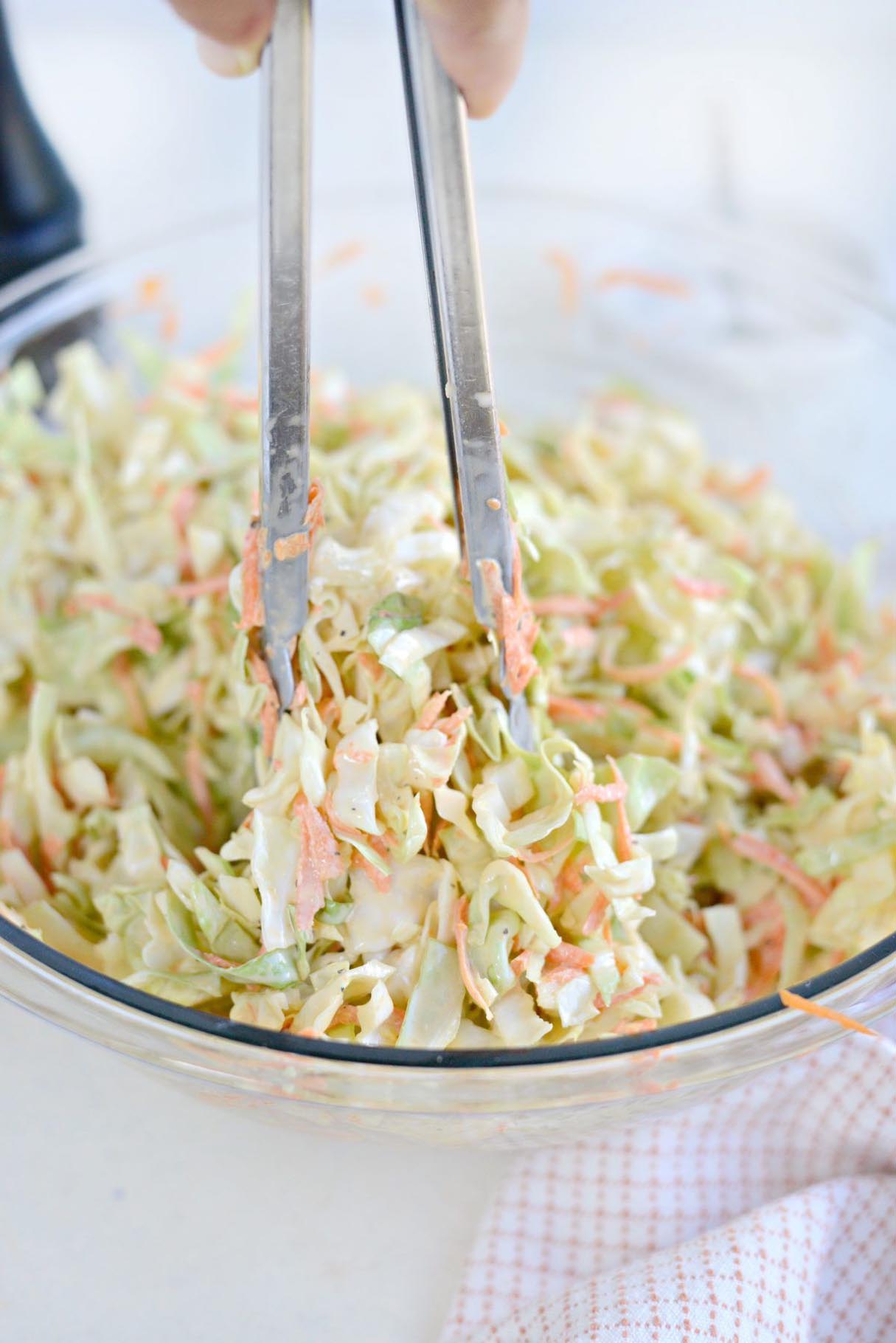 How to Make Classic Coleslaw Recipe with Homemade Coleslaw Dressing