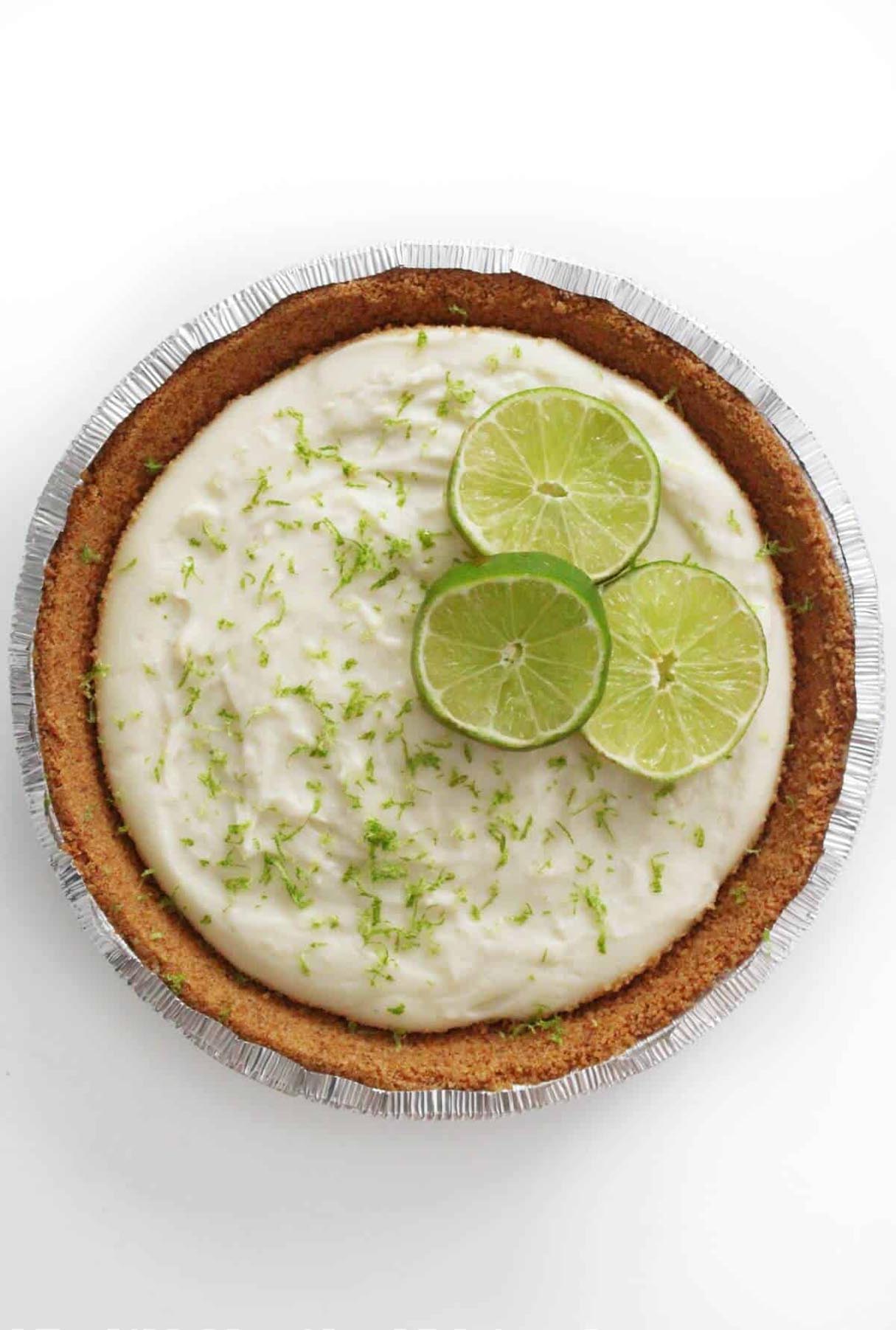 No-Bake Vegan Key Lime Pie (Gluten-Free, Allergy-Free)