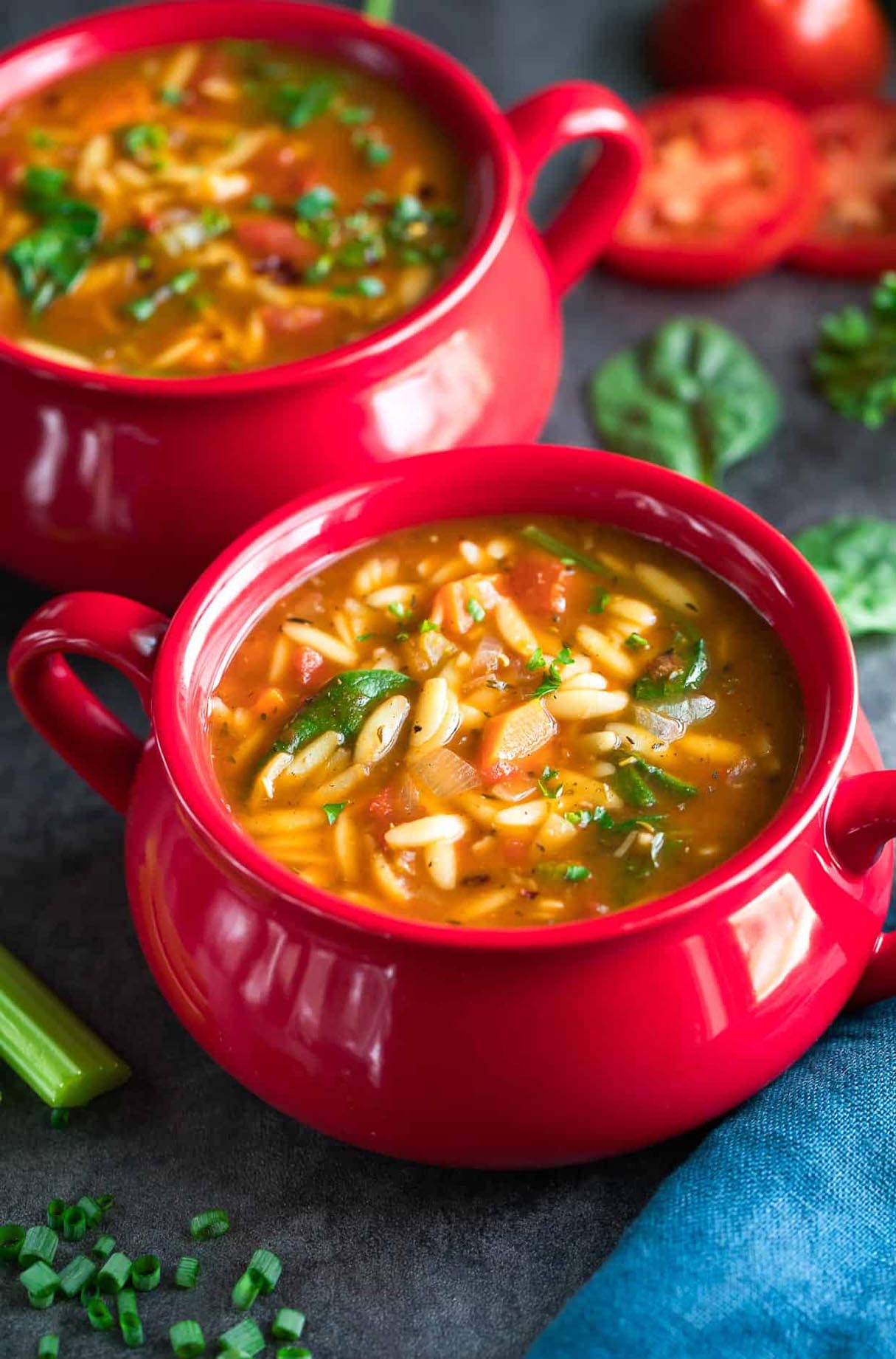 One-Pot Orzo Vegetable Soup