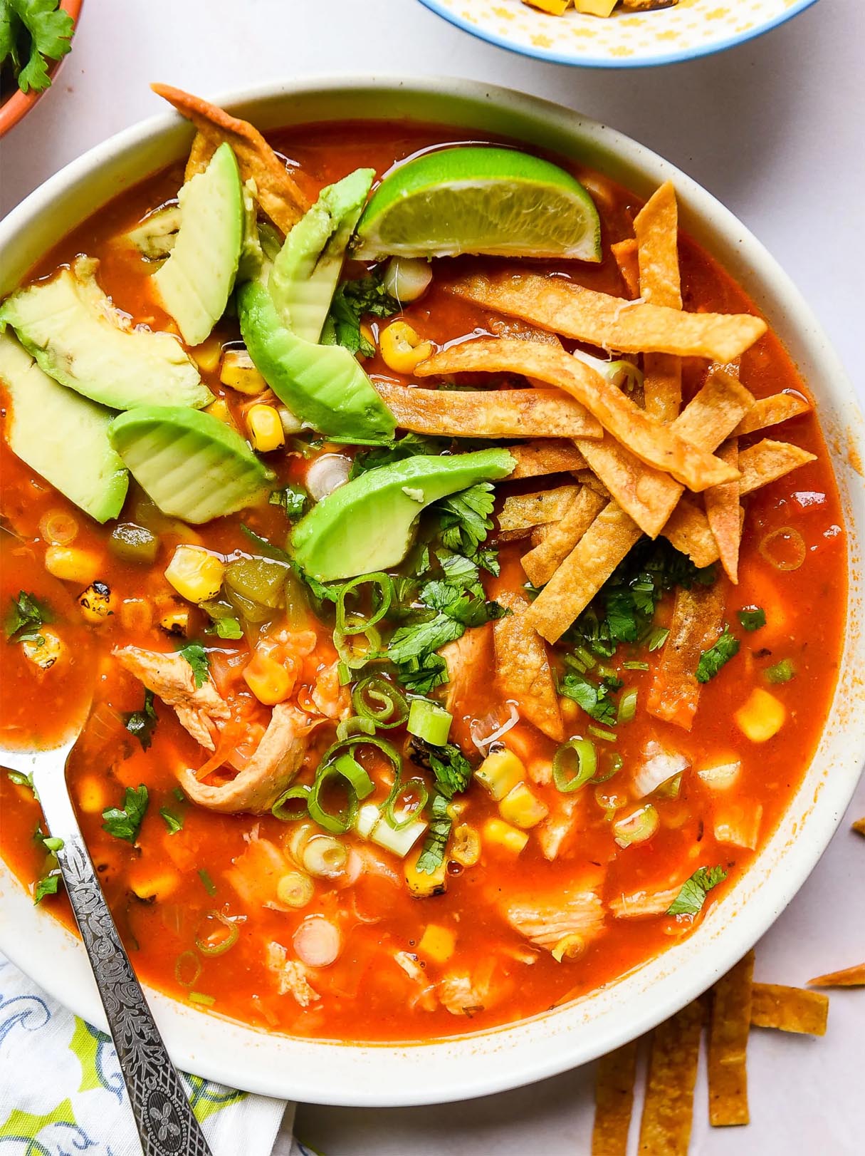 Savory Mexican-inspired Chicken Tortilla Soup