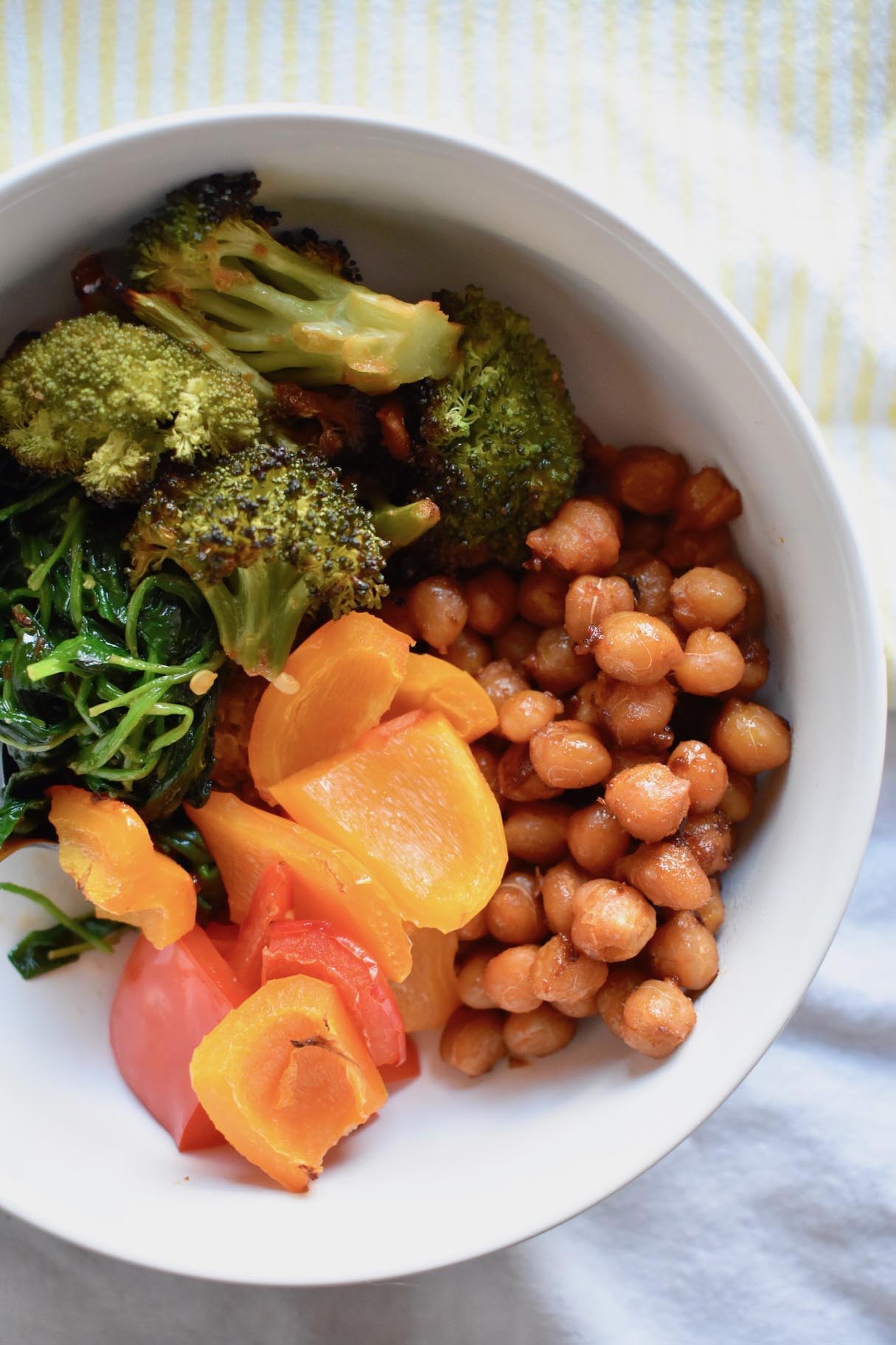 Sheet Pan Spicy Sriracha Vegan Bowl