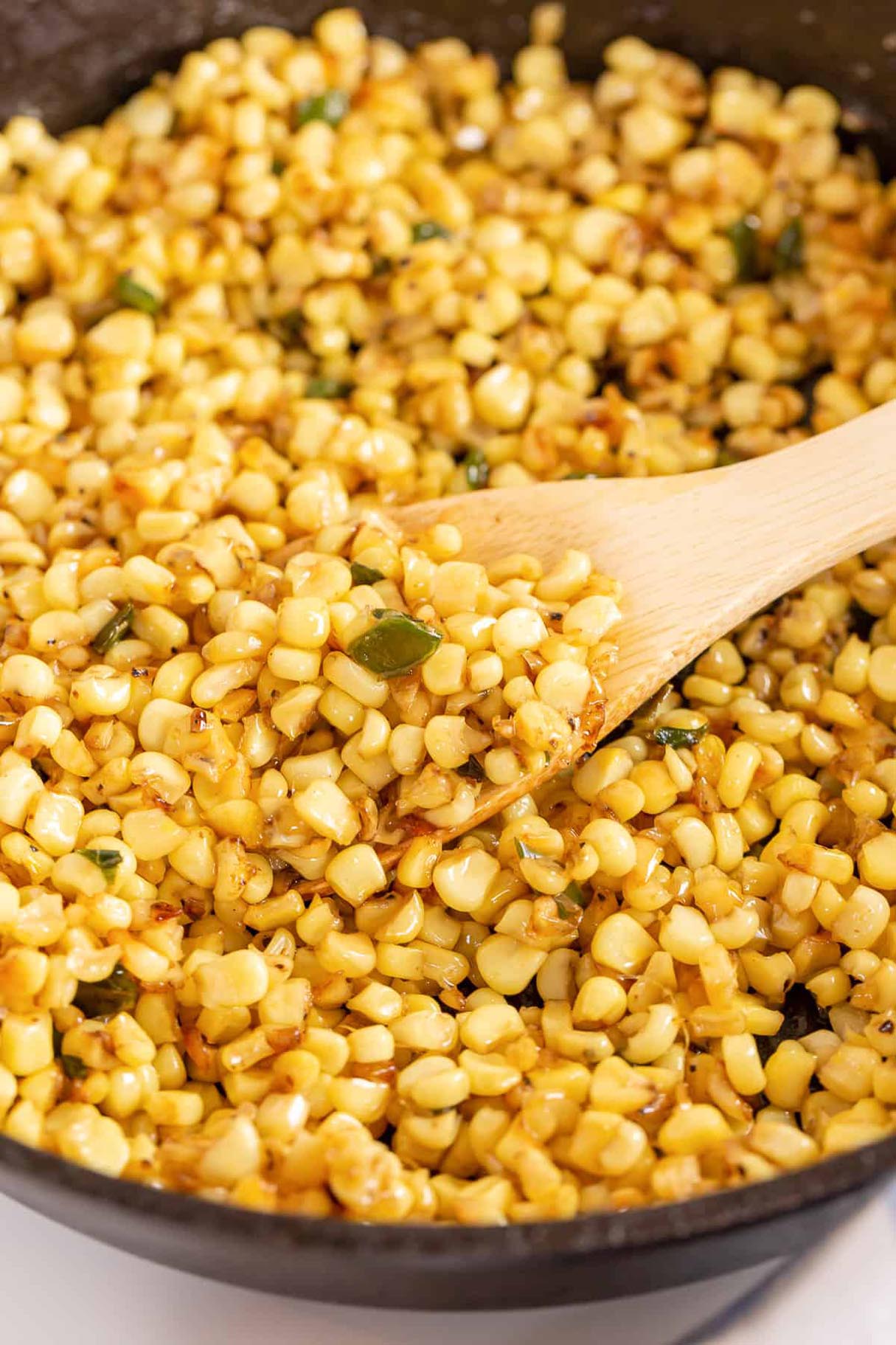 Skillet Corn with Jalapeno