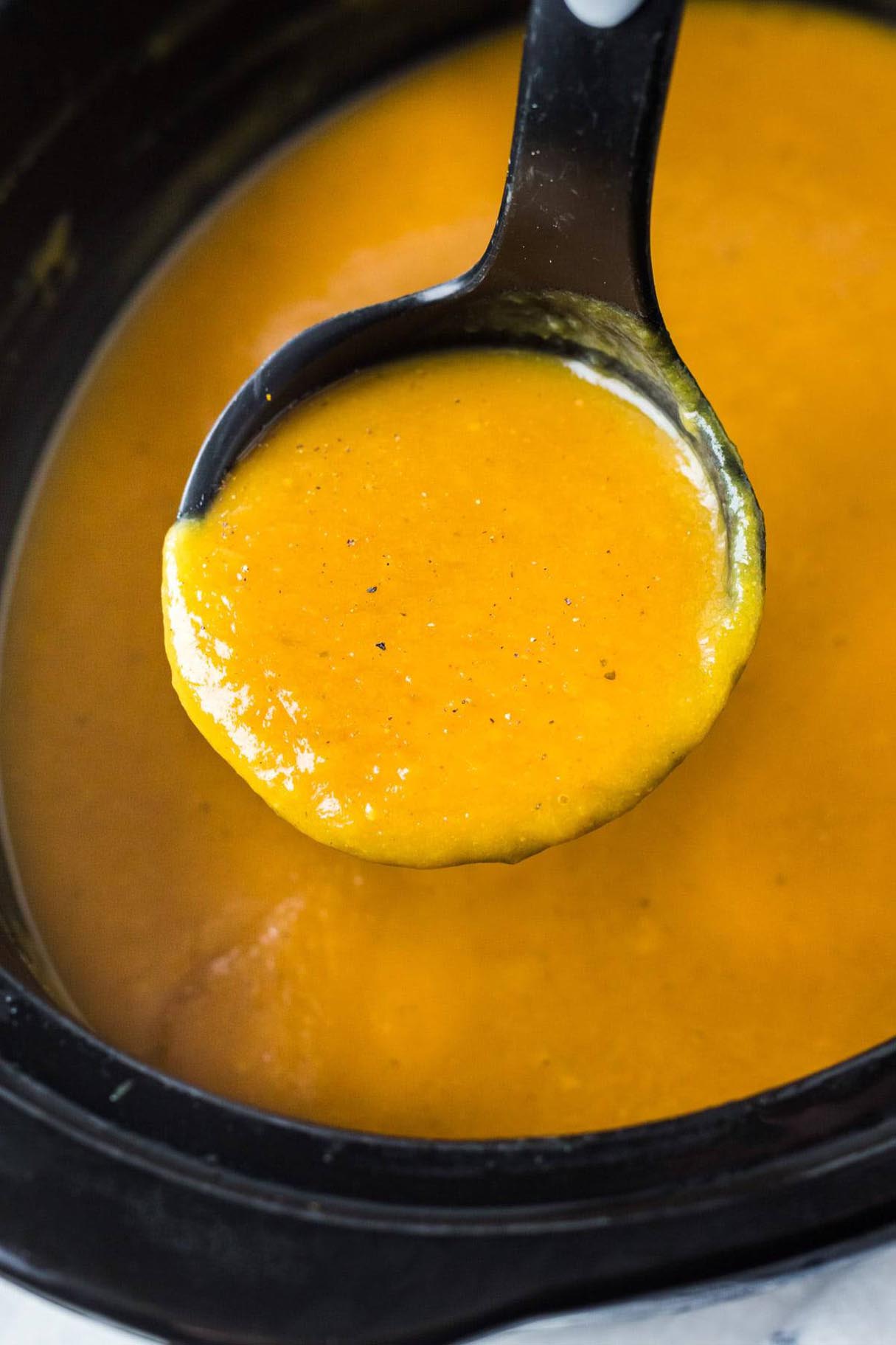 Slow Cooker Butternut Squash Soup