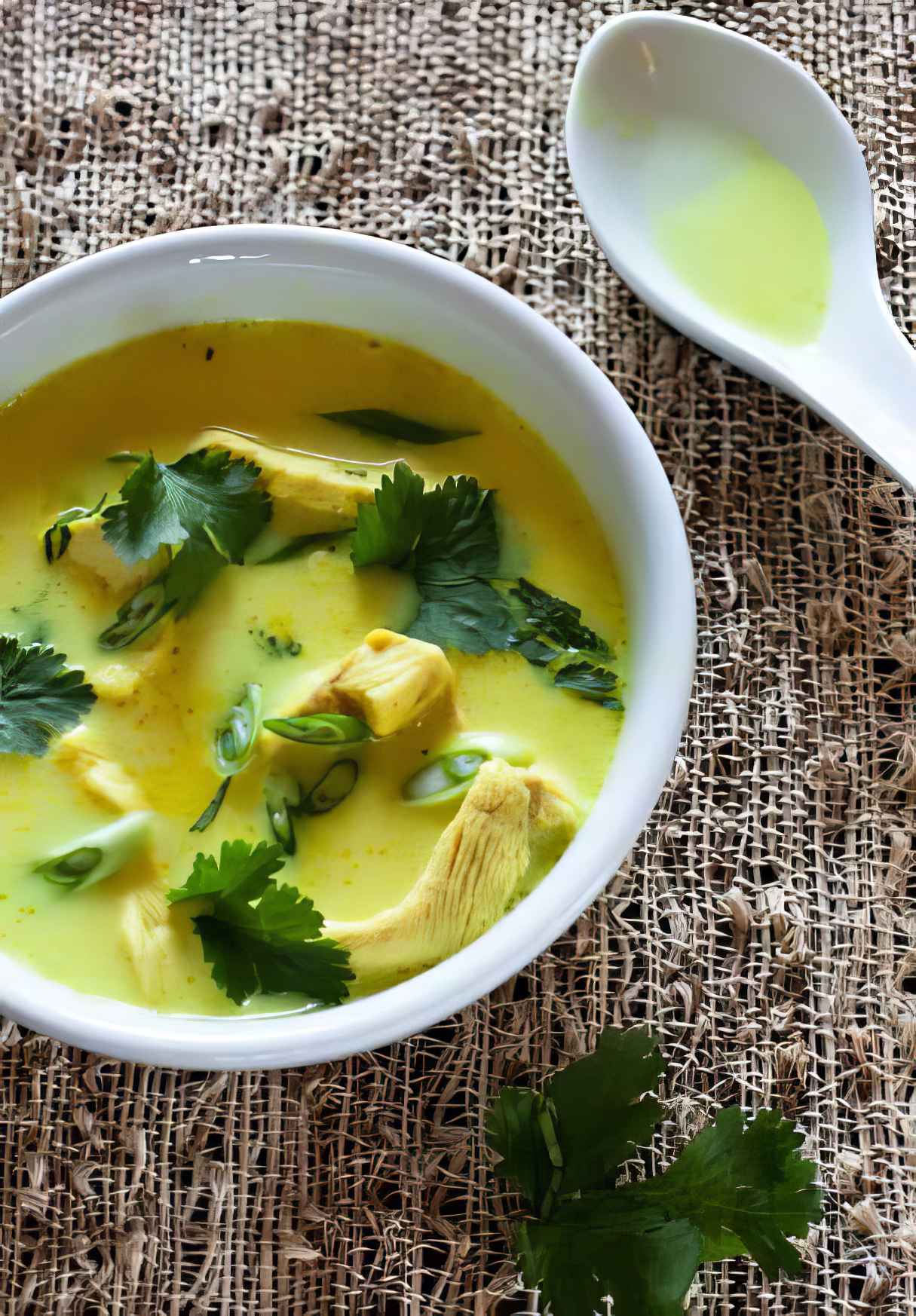 Tom Ka Gai {Thai Coconut Soup}