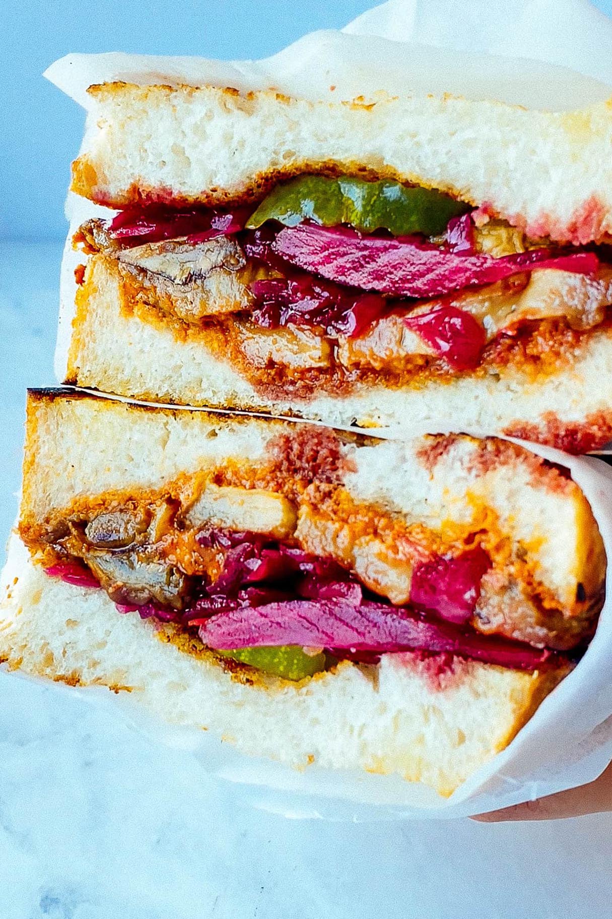 Vegan Eggplant Sandwich