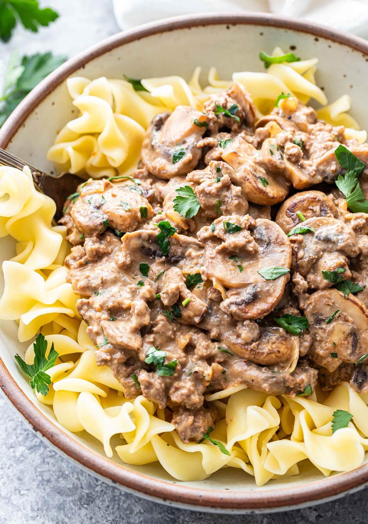 Beef Stroganoff