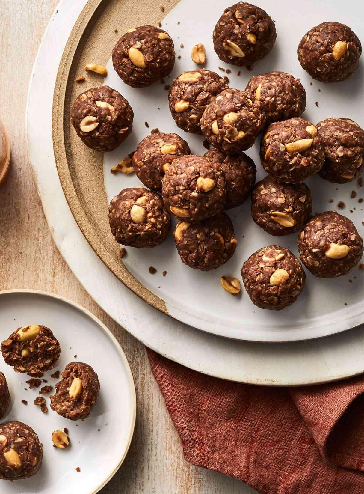 Chocolate Peanut Butter Cookie Dough Balls