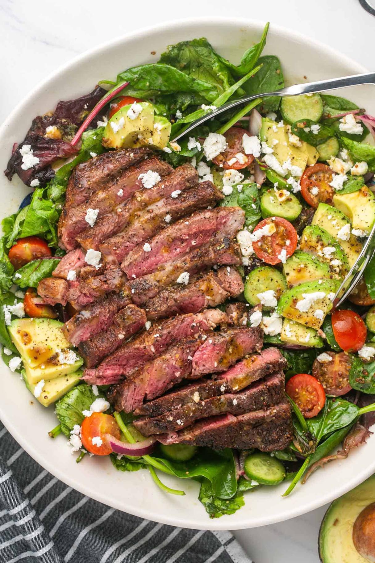Leftover Steak Salad