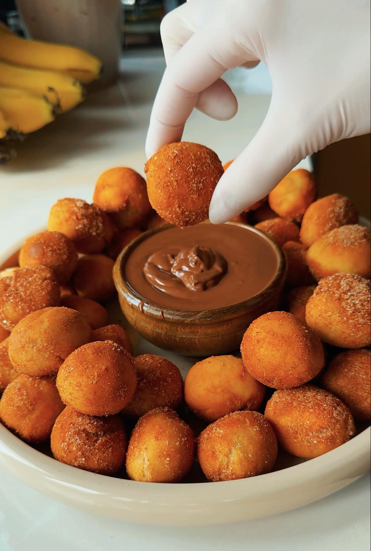 Banana Beignet Bites
