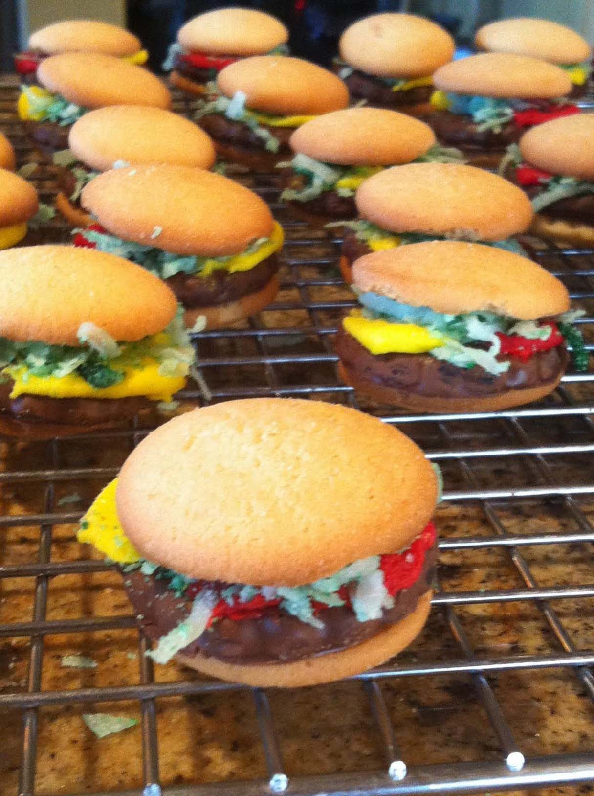 Mini-Burger Cookies