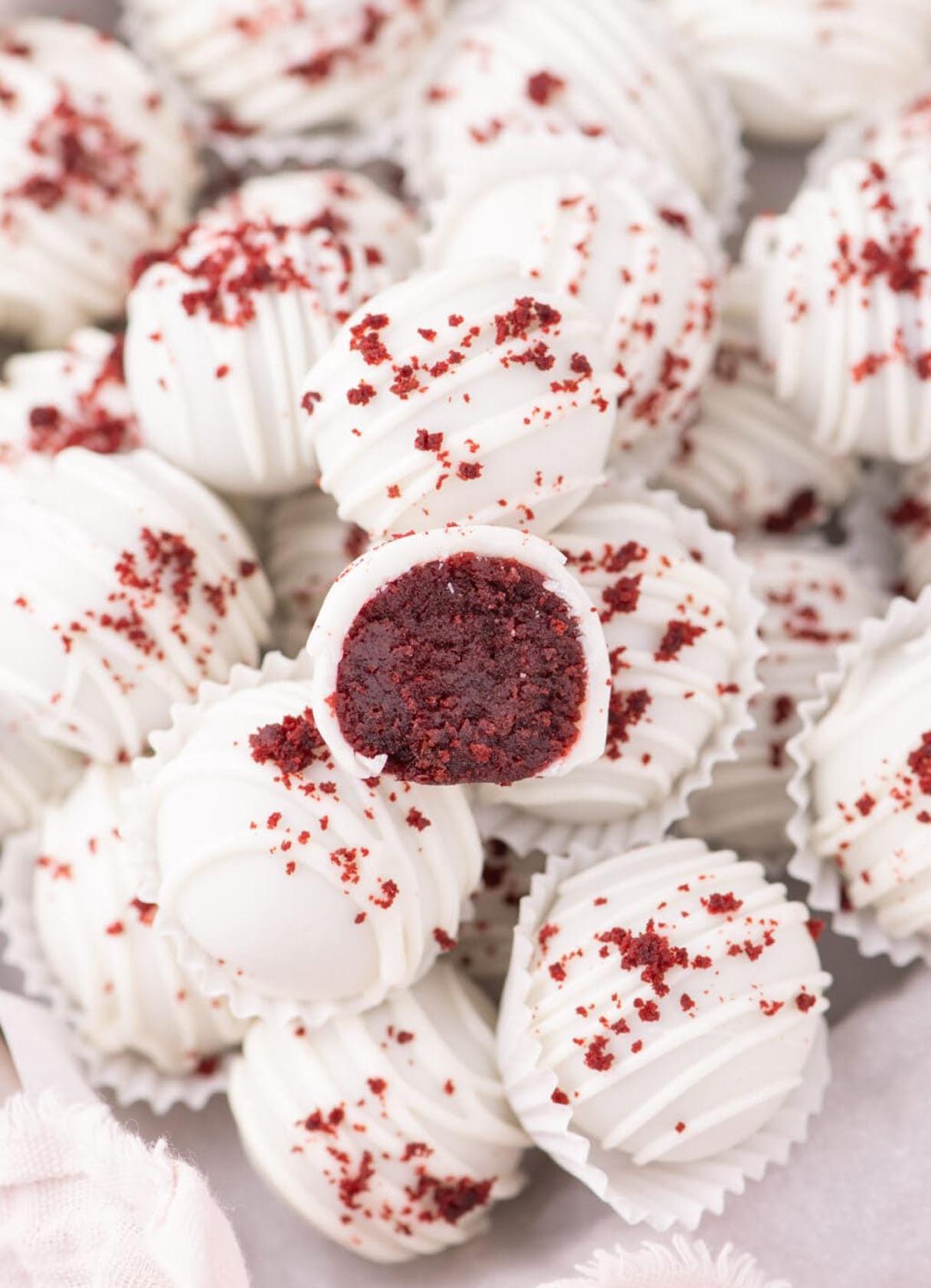 Red Velvet Cake Truffles