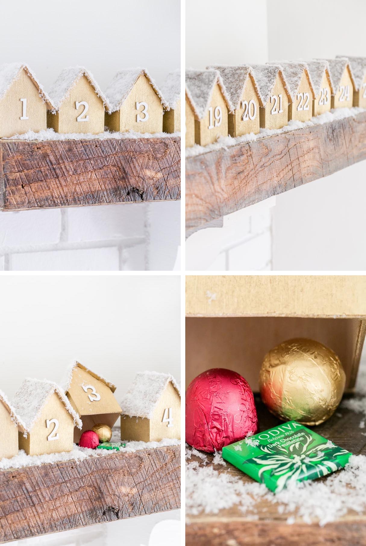DIY Advent Calendar – with Charming Wooden Houses
