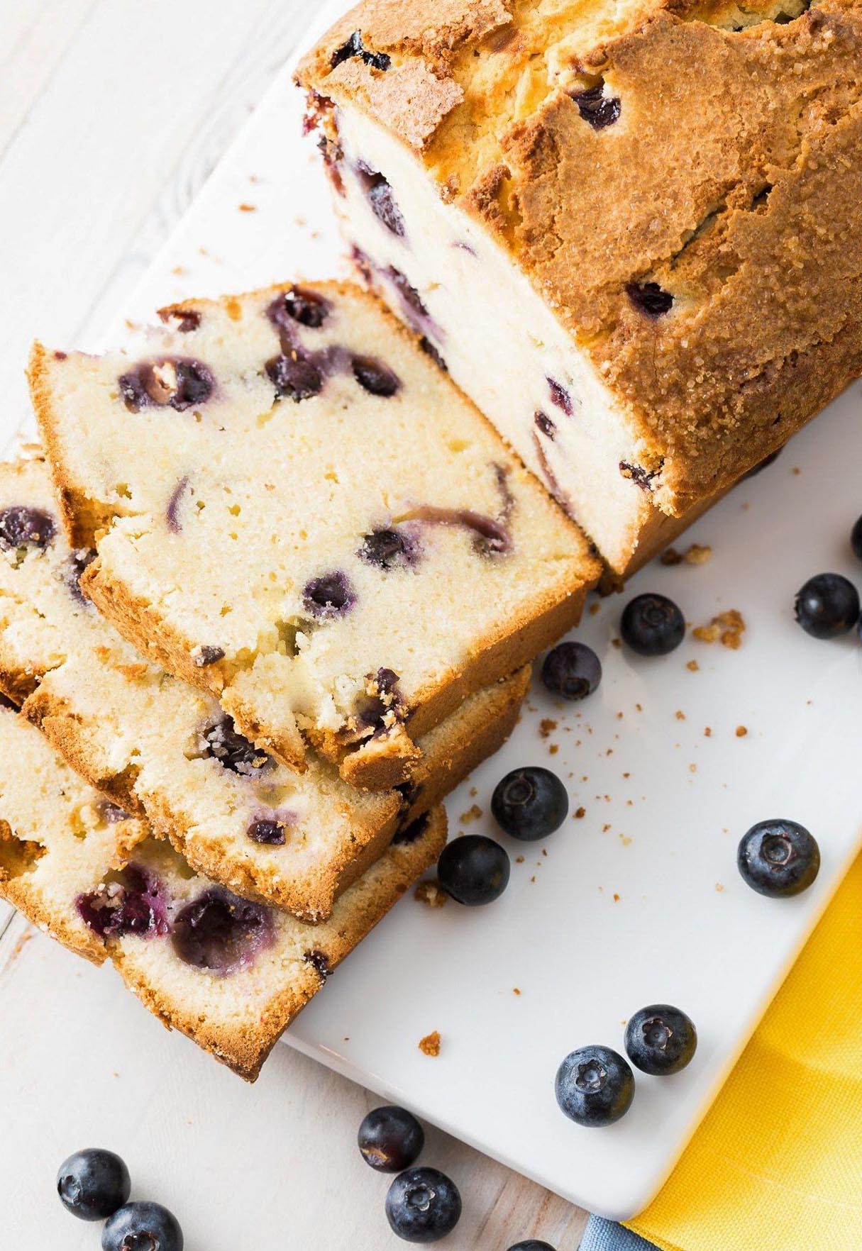 Lemon Blueberry Pound Cake