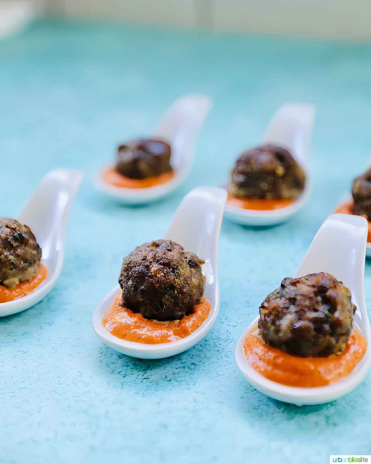Meatballs with Romesco Sauce