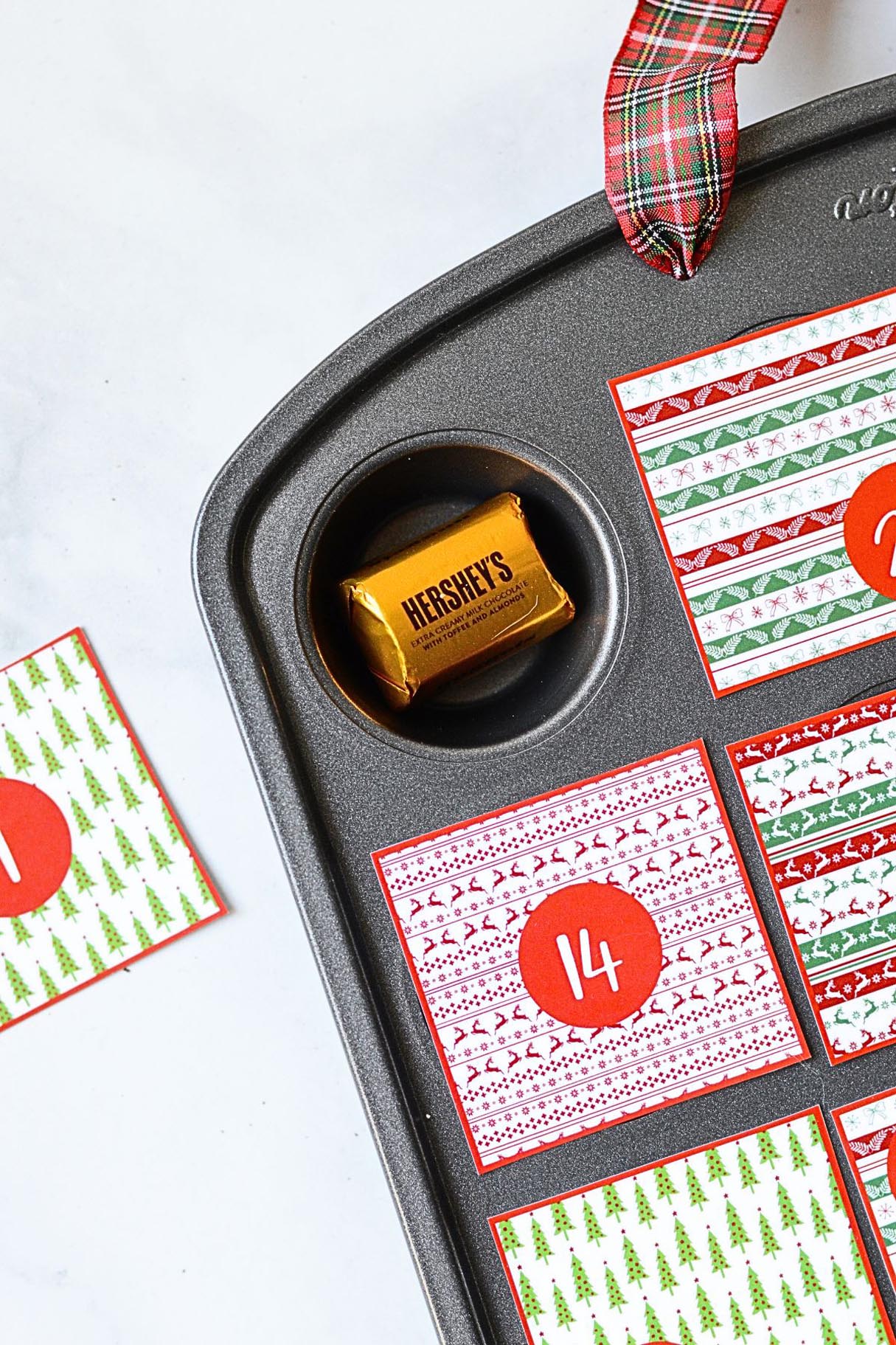 Muffin Tin Advent Calendar
