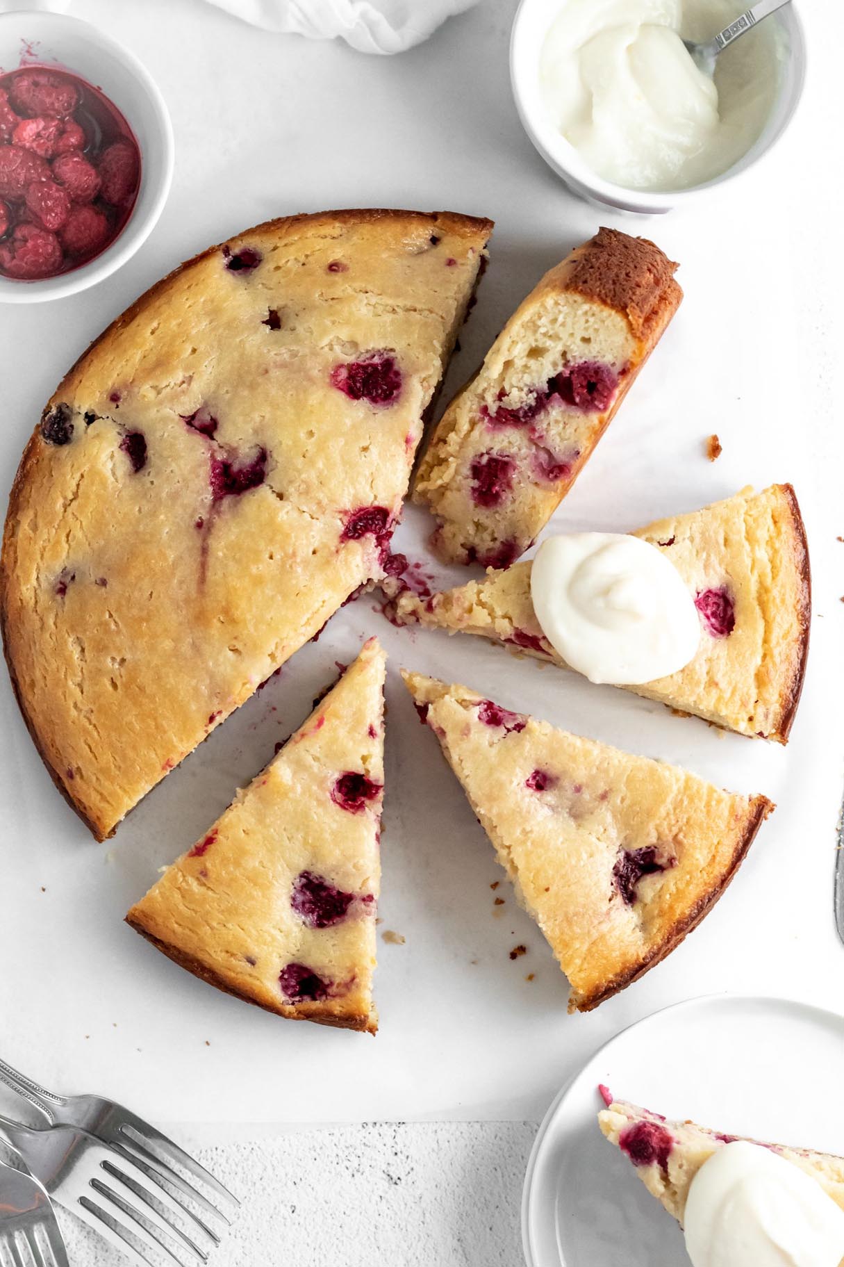 Raspberry-Ricotta Cake