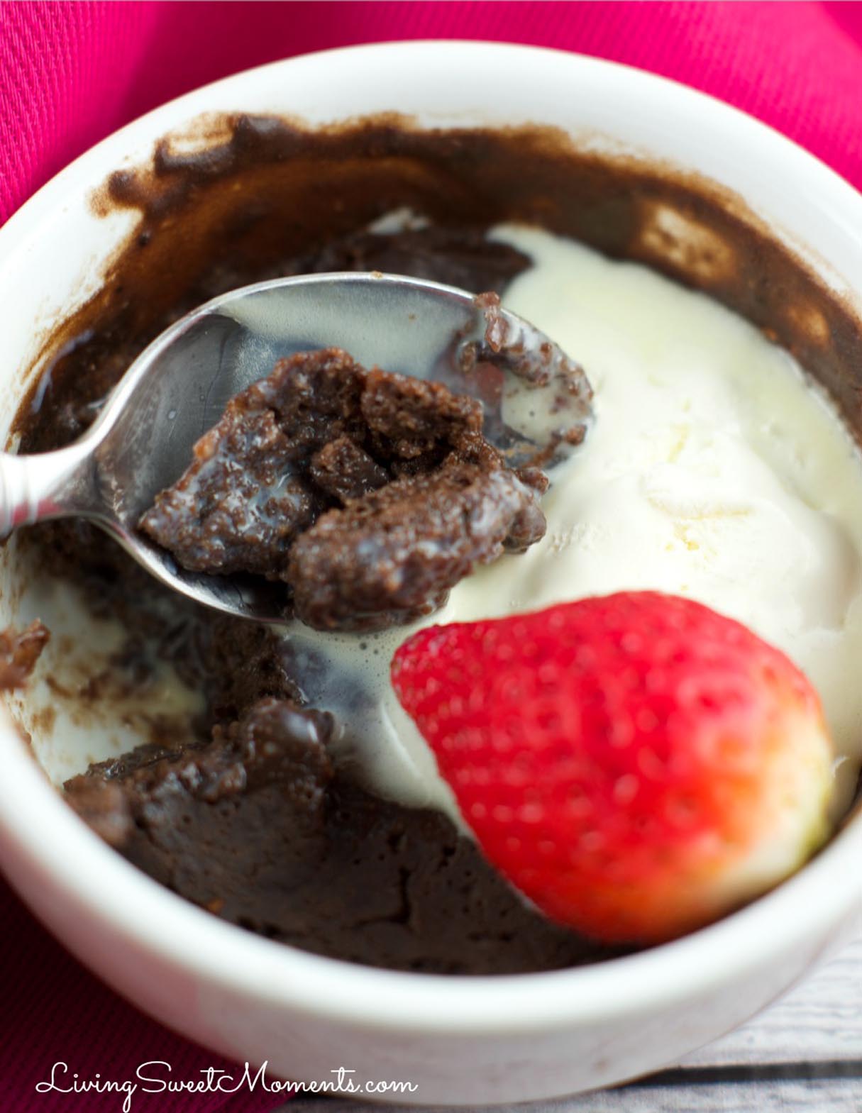 Skinny Mug Brownies (Under 100 Calories)