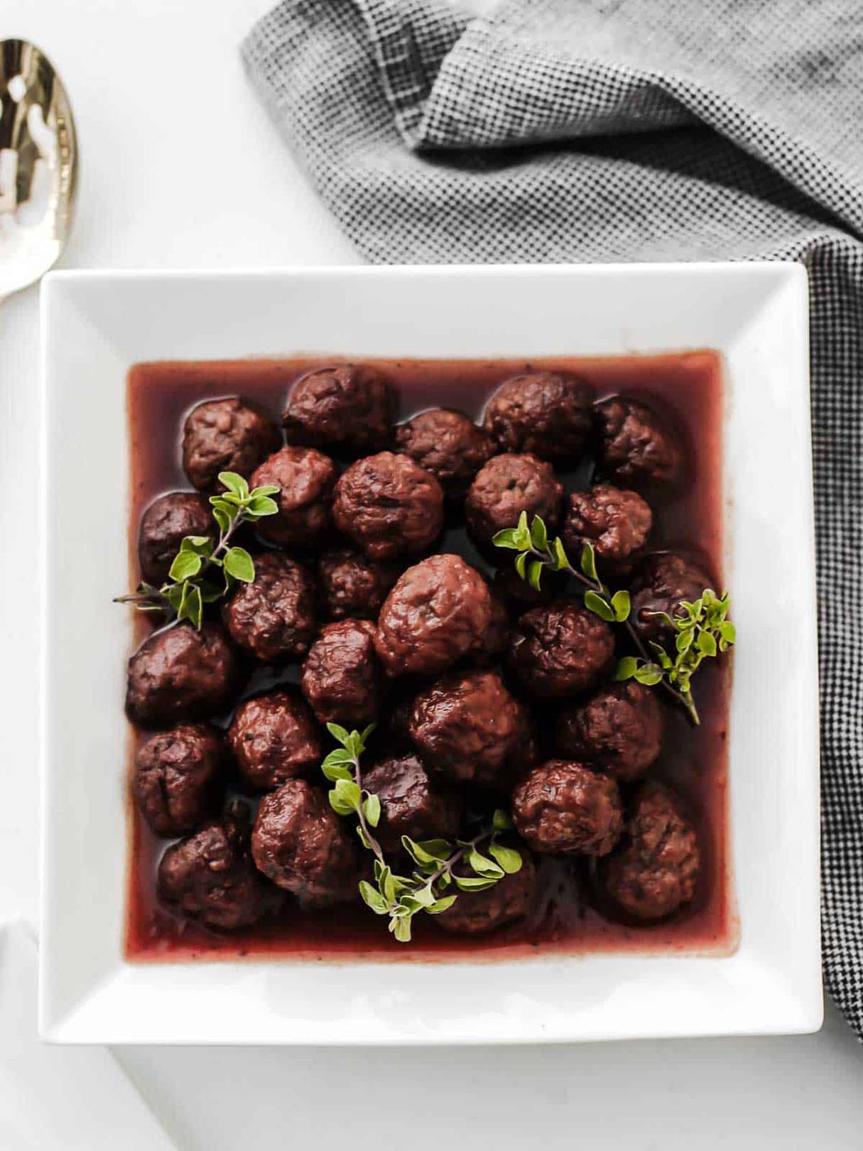This Bourbon Meatballs Recipe is a Party Food Staple!
