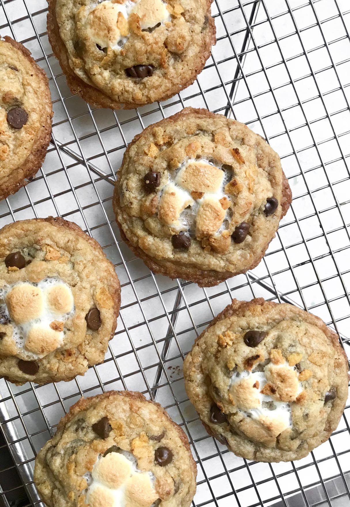 Cornflake Chocolate Chip Marshmallow Cookies