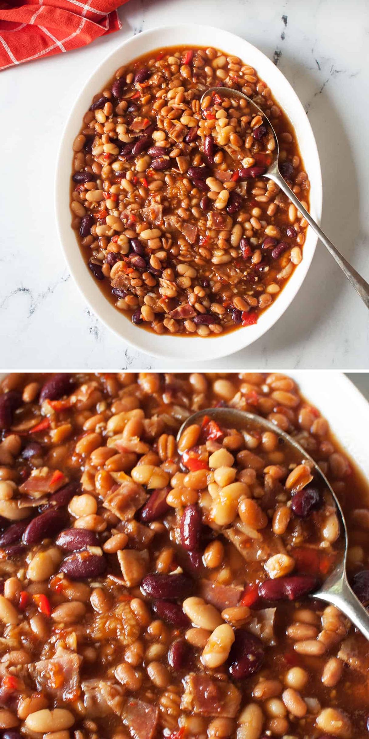 Crockpot Baked Beans with Canned Beans