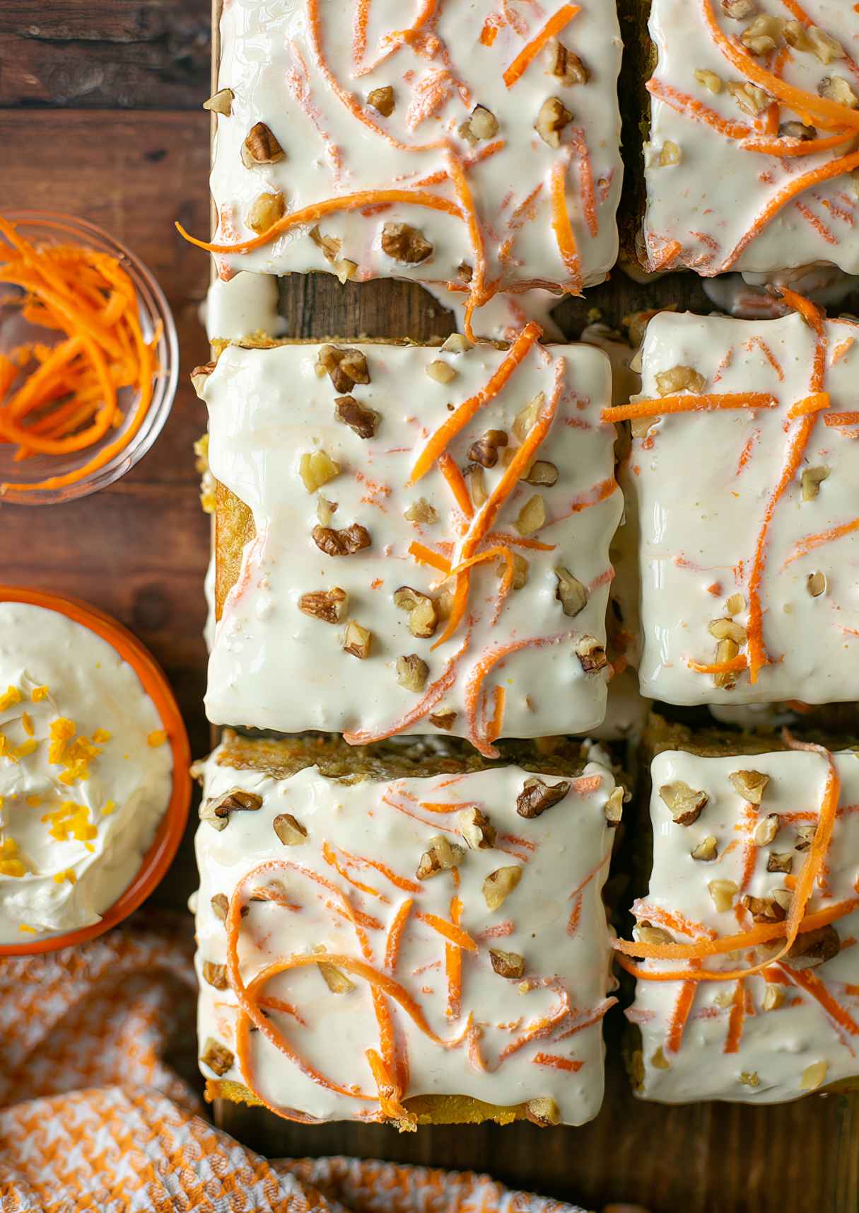 Easy Carrot Cake with Orange Mascarpone Cream