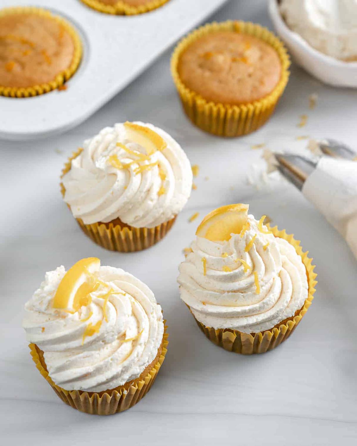 Easy Vegan Lemon Cupcakes