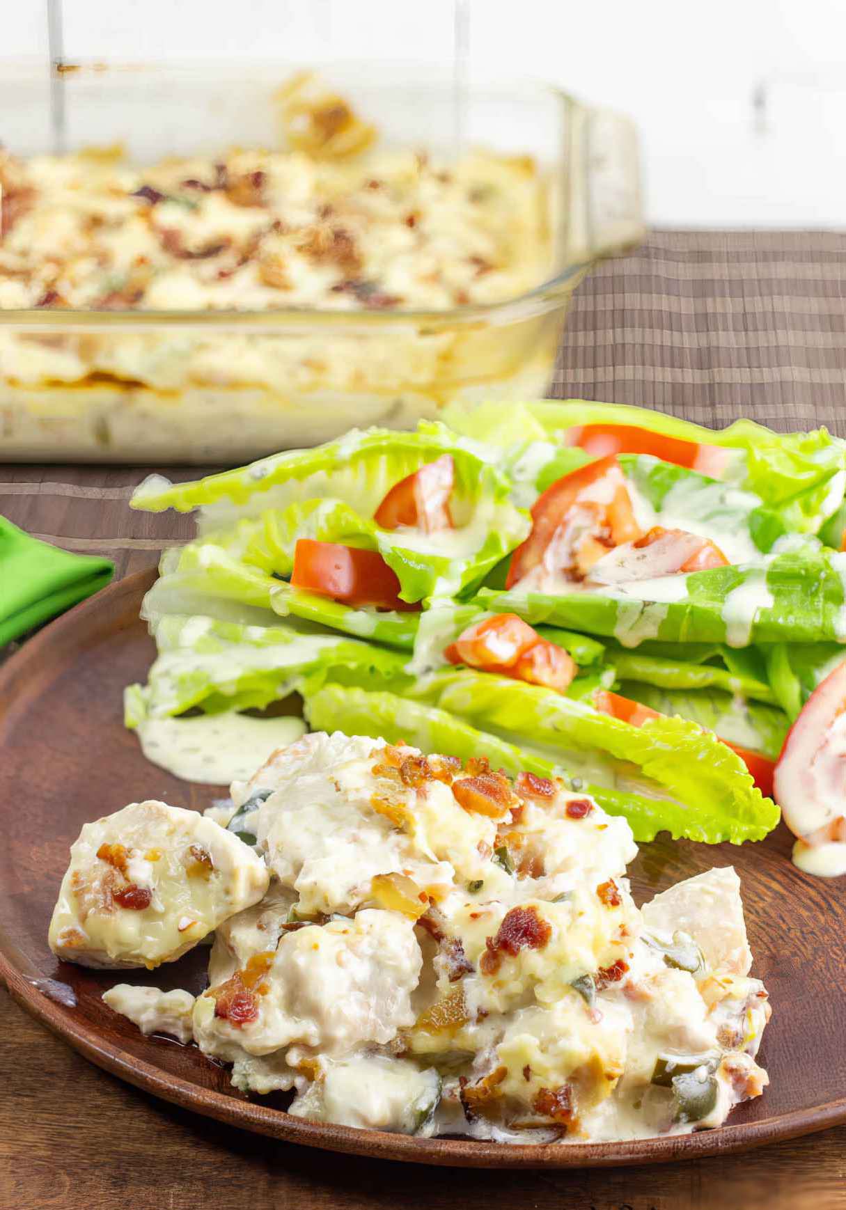 Homemade Jalapeno Popper Chicken Casserole